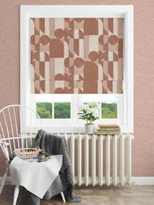 100727EH Beckett Terracotta A La Mode Fabric by Esselle Home