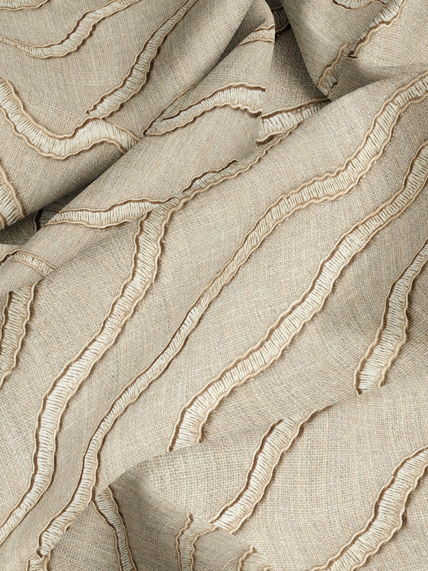 100728EH Sidford Natural Elemental Fabric by Esselle Home