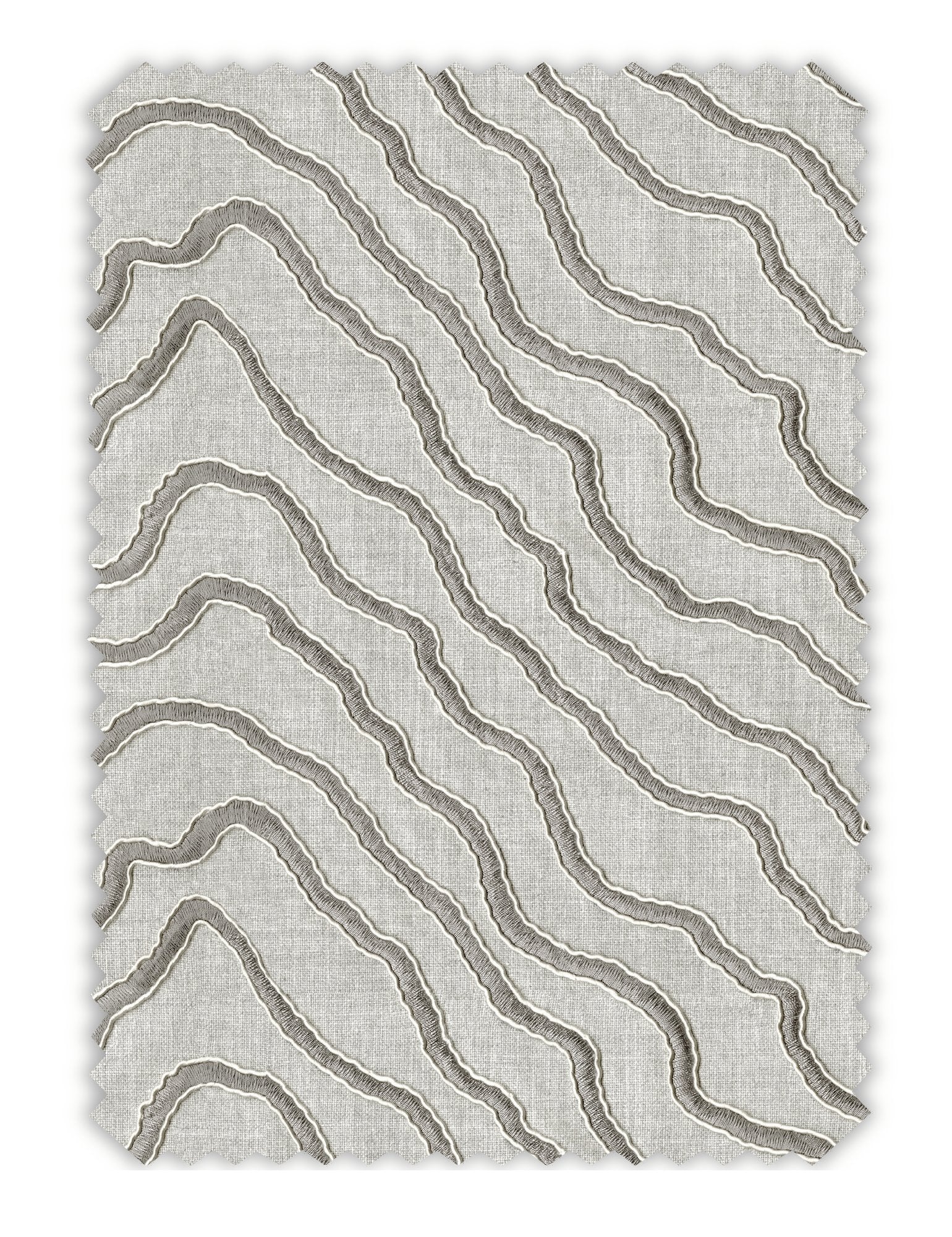 100730EH Sidford Silver Elemental Fabric by Esselle Home