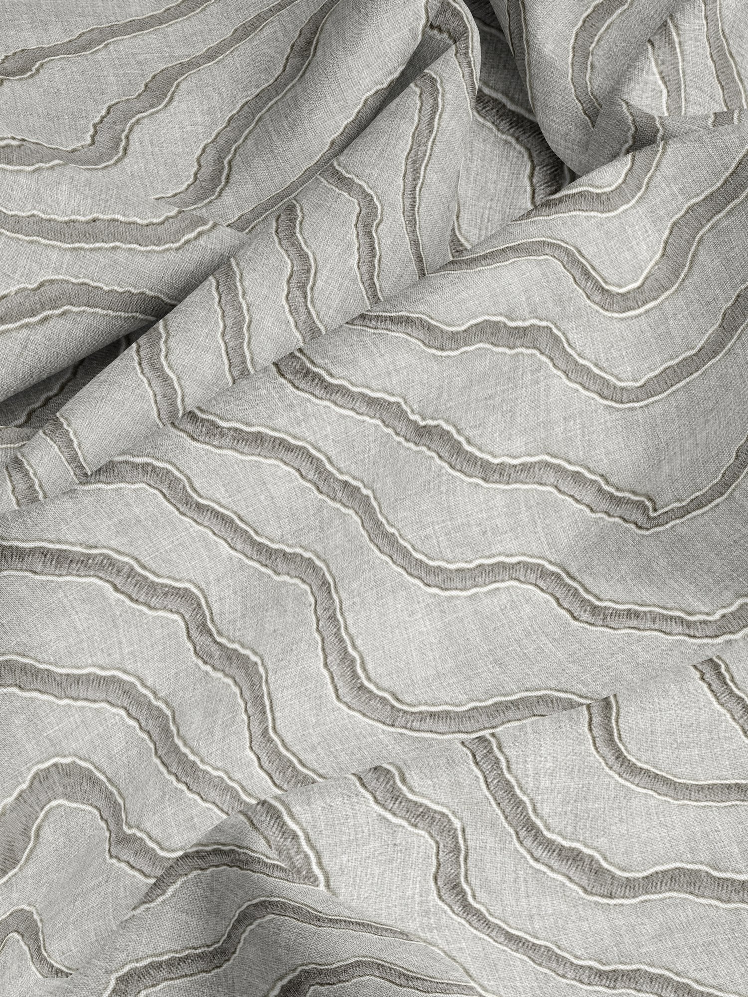 100730EH Sidford Silver Elemental Fabric by Esselle Home