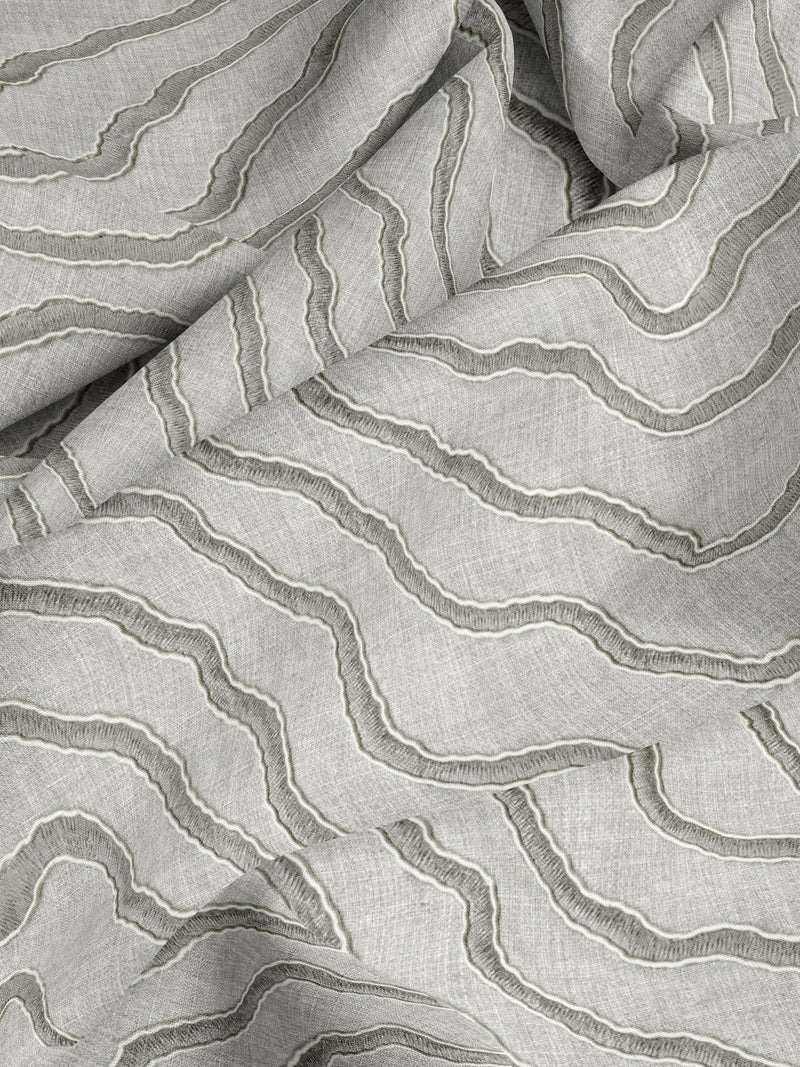 100730EH Sidford Silver Elemental Fabric by Esselle Home