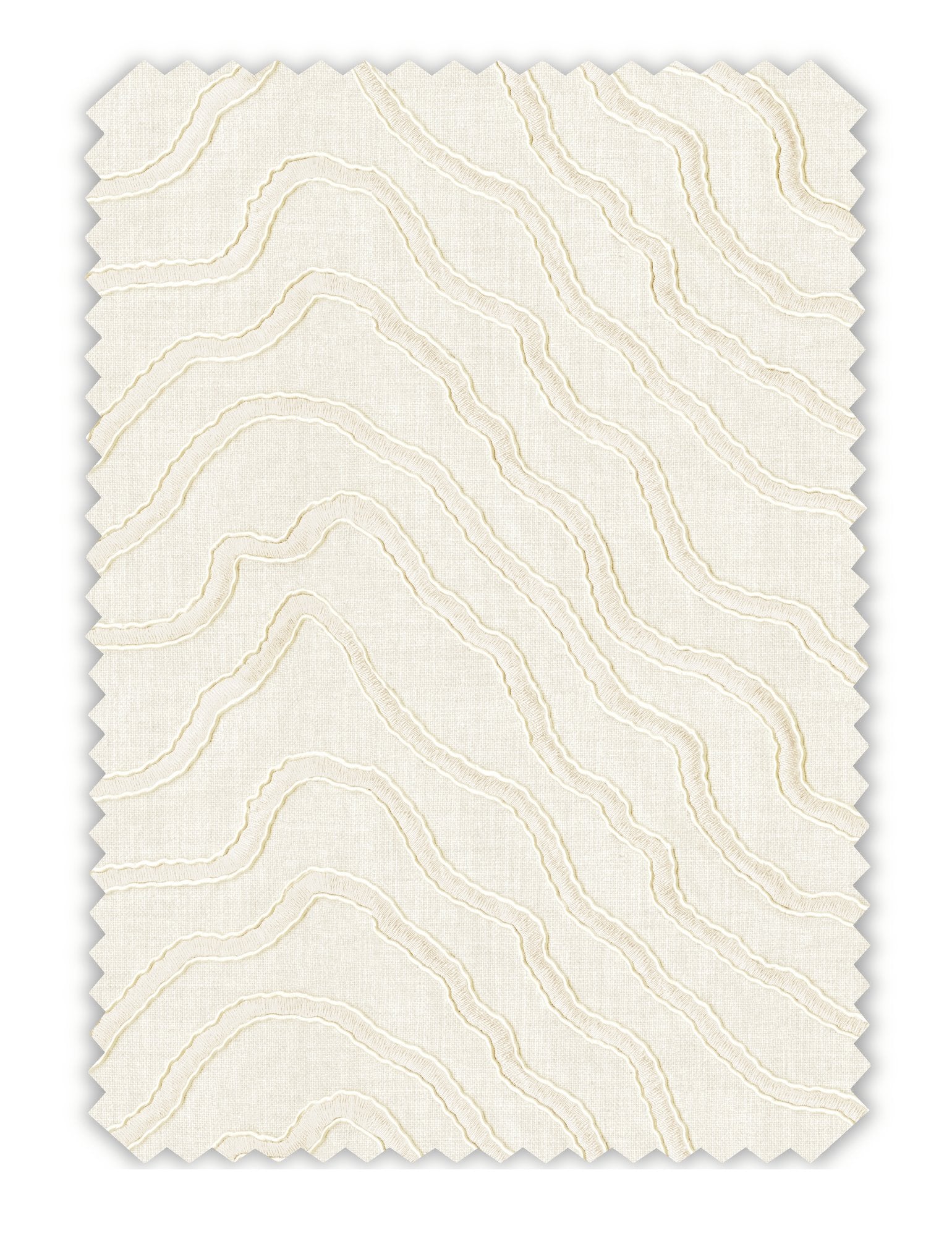 100731EH Sidford White Elemental Fabric by Esselle Home