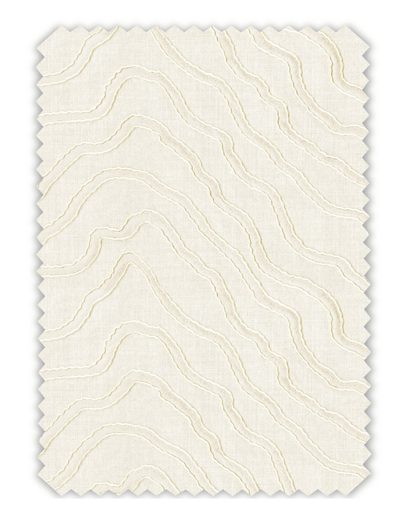 100731EH Sidford White Elemental Fabric by Esselle Home