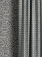 100734EH Millar Charcoal A La Mode Fabric by Esselle Home