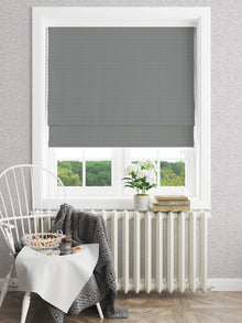 100734EH Millar Charcoal A La Mode Fabric by Esselle Home