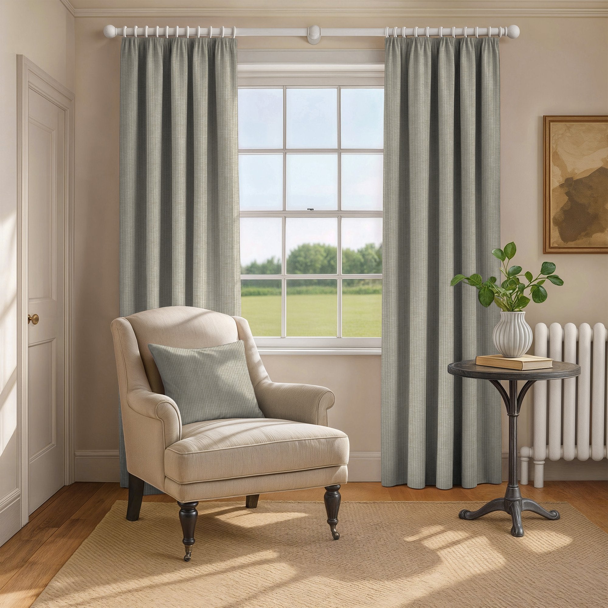 100788BH Mayfield Natural Belfield Fabric by Belfield Home