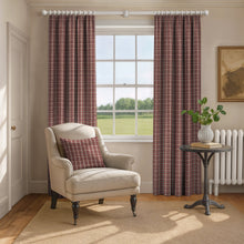100800BH Baxter Red/Charcoal Belfield Fabric by Belfield Home