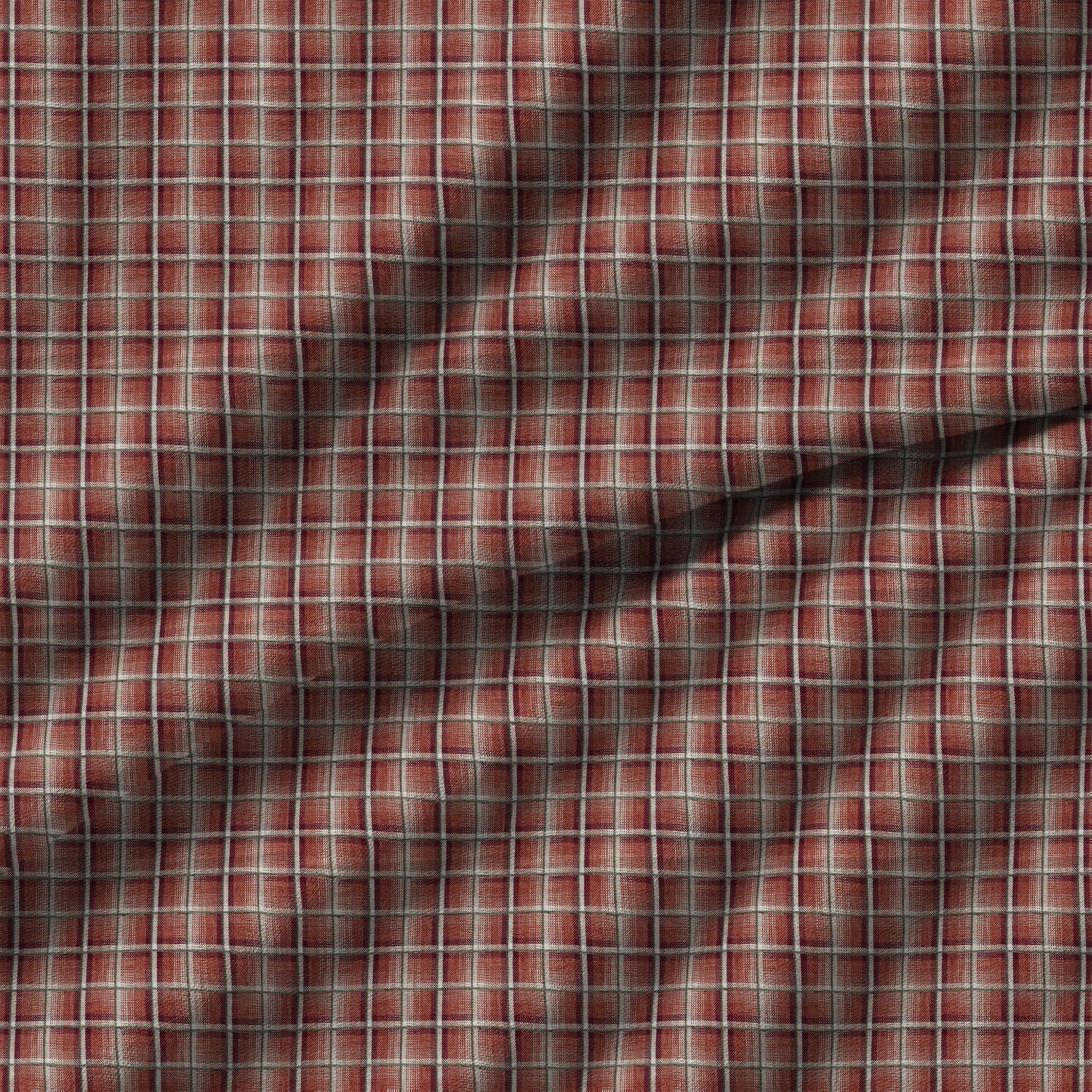 100800BH Baxter Red/Charcoal Belfield Fabric by Belfield Home