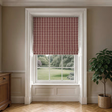 100800BH Baxter Red/Charcoal Belfield Fabric by Belfield Home