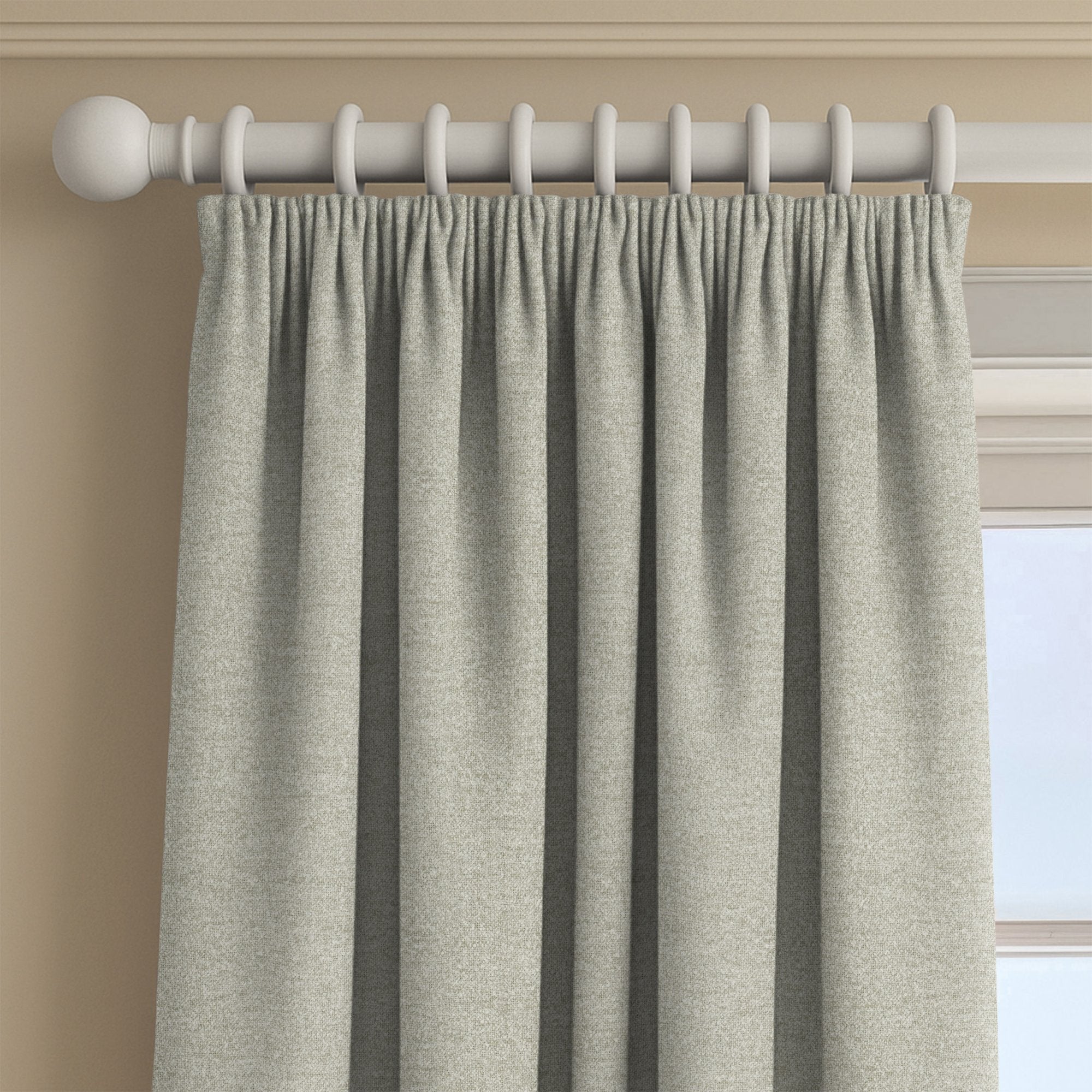 100809BH Wiltshire Natural Belfield Fabric by Belfield Home