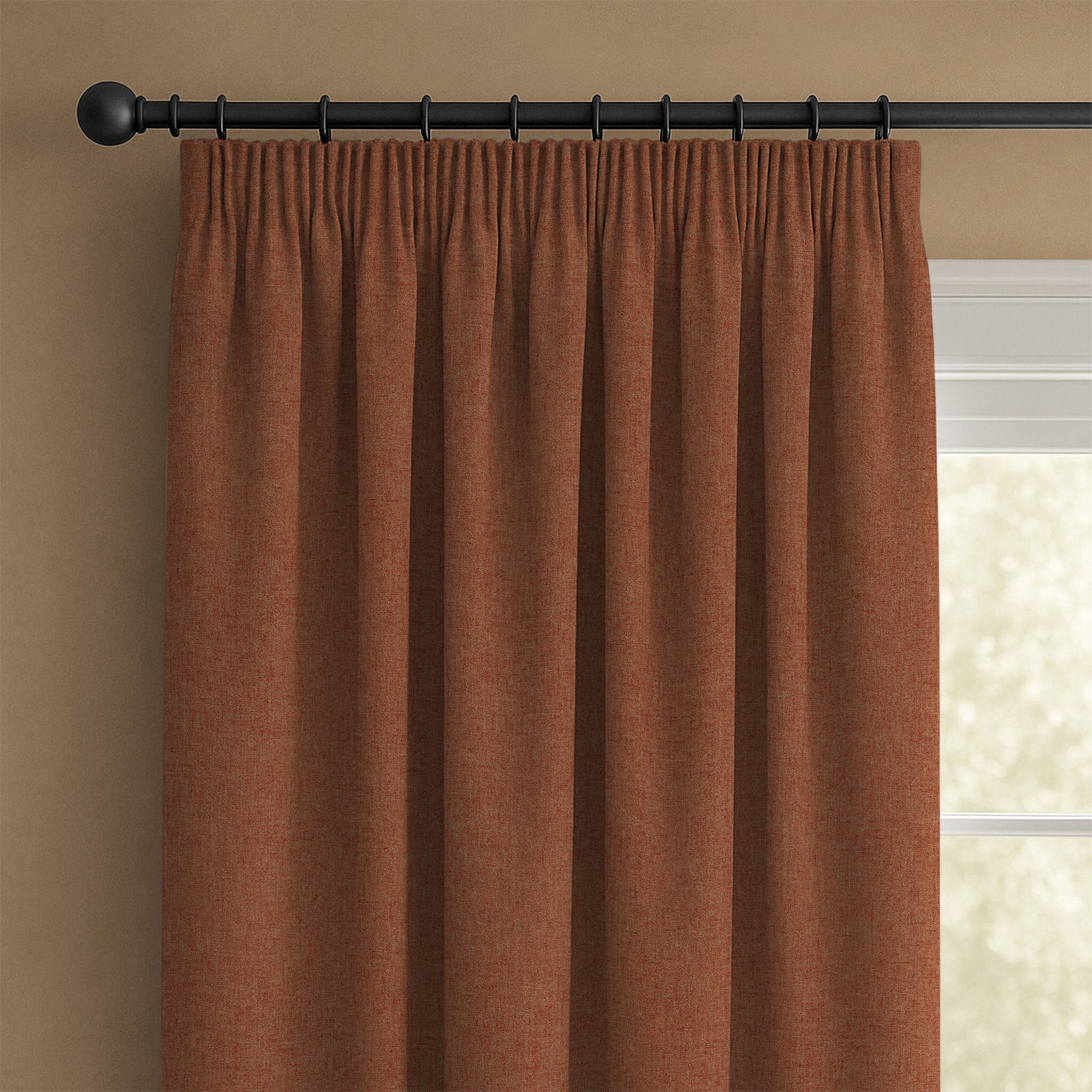 100819BH Cranfield Terracotta Belfield Fabric by Belfield Home