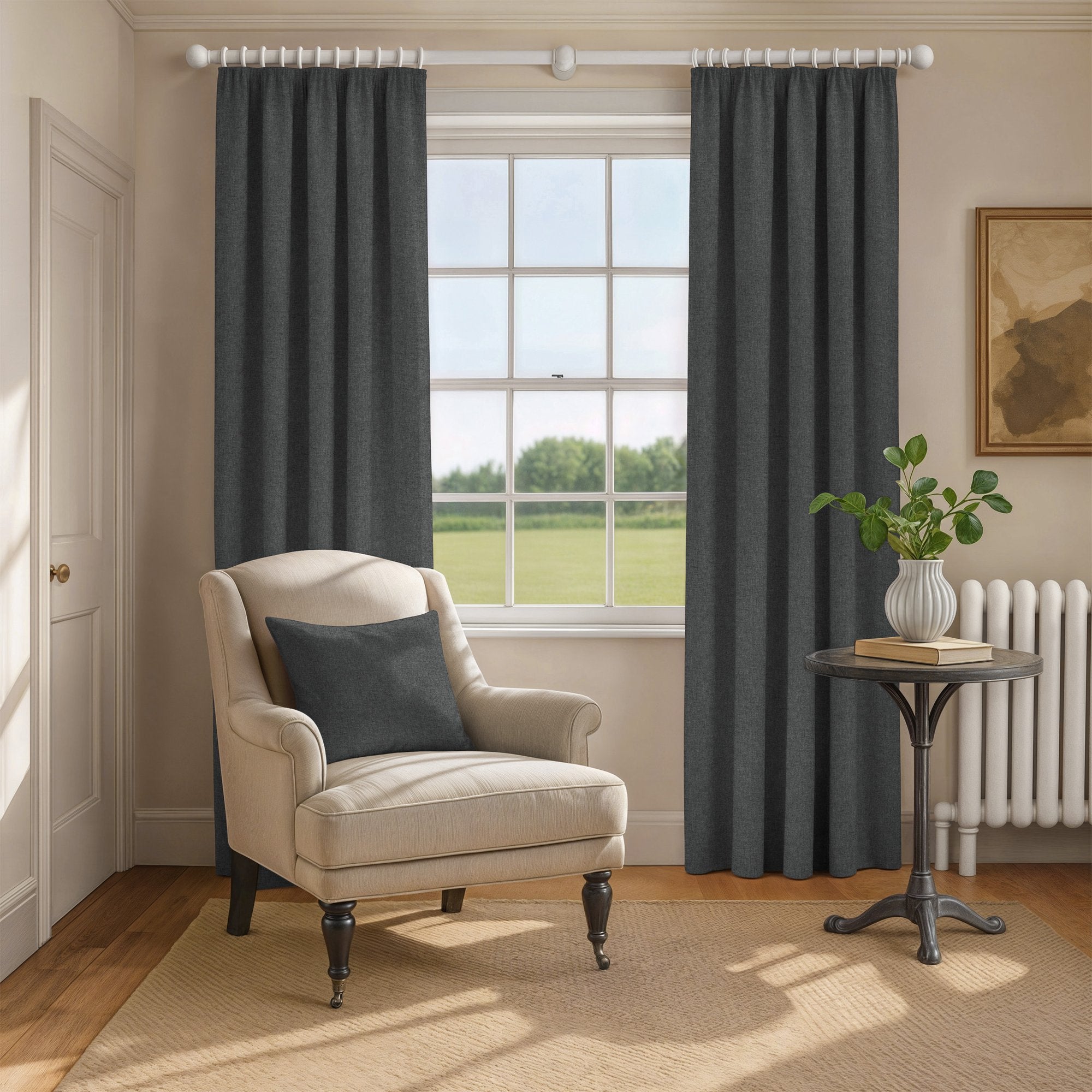 100822BH Cranfield Denim Blue Belfield Fabric by Belfield Home