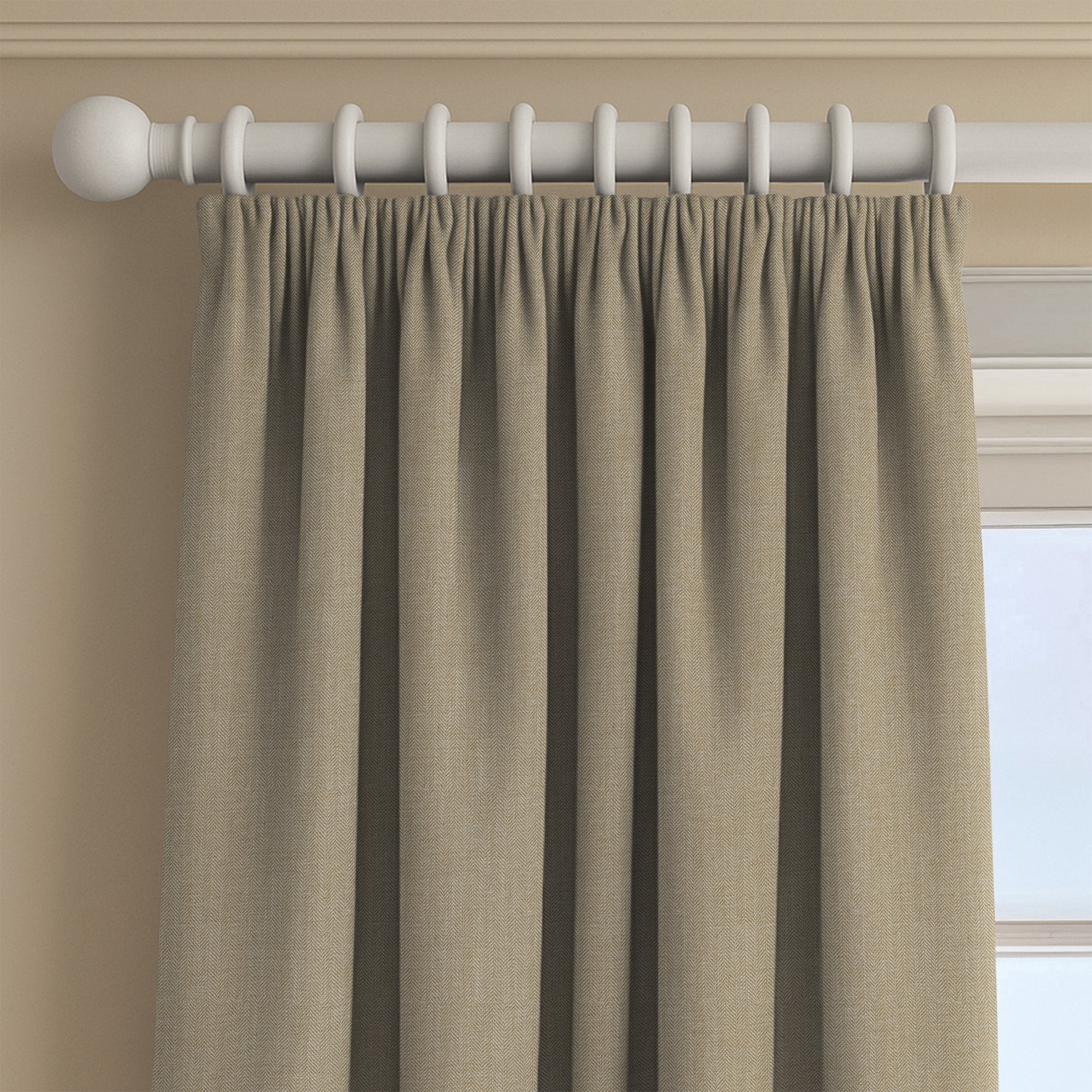 100834BH Hazelwood Latte Belfield Fabric by Belfield Home