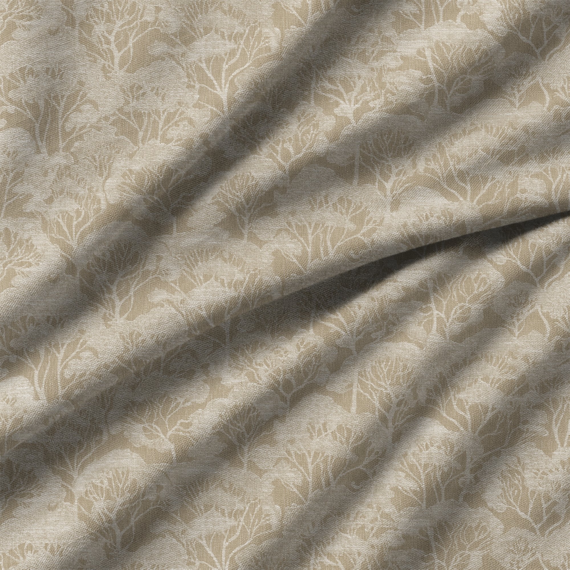 100837BH Rutford Natural Belfield Fabric by Belfield Home