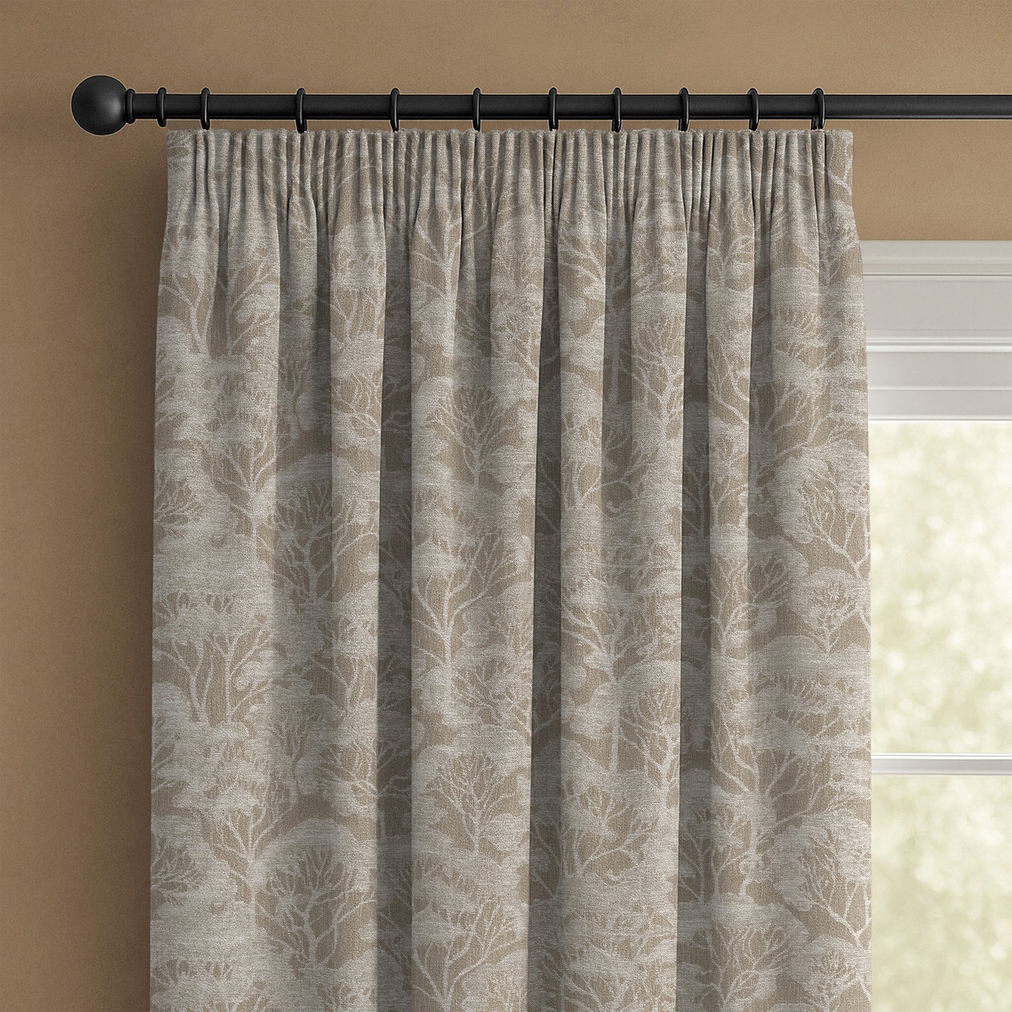 100838BH Rutford Mink Belfield Fabric by Belfield Home