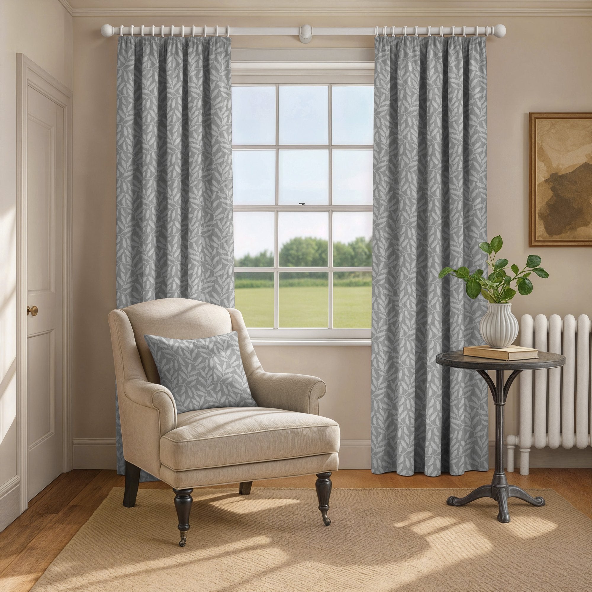 100845BH Sandmere Silver Belfield Fabric by Belfield Home