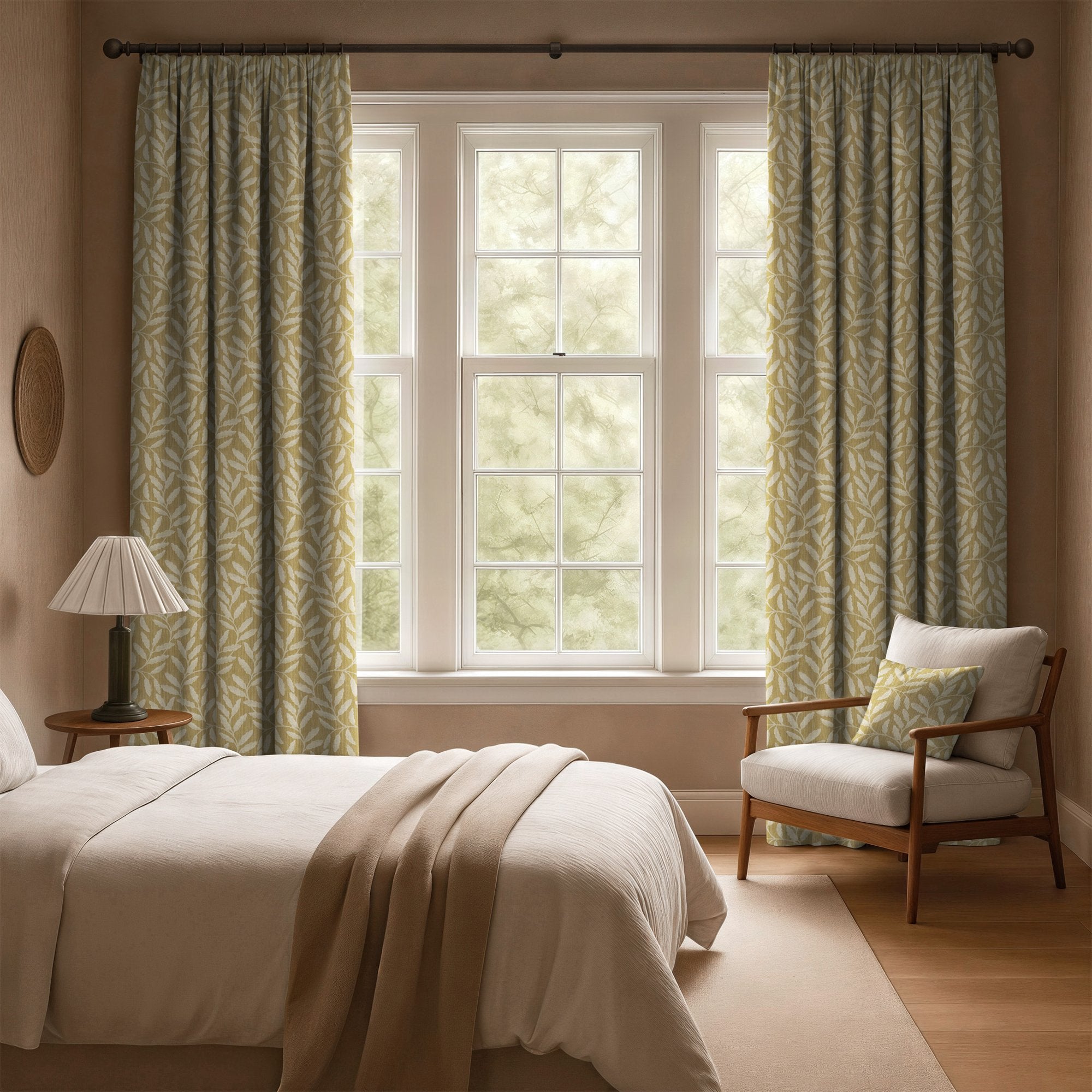100849BH Sandmere Ochre Belfield Fabric by Belfield Home