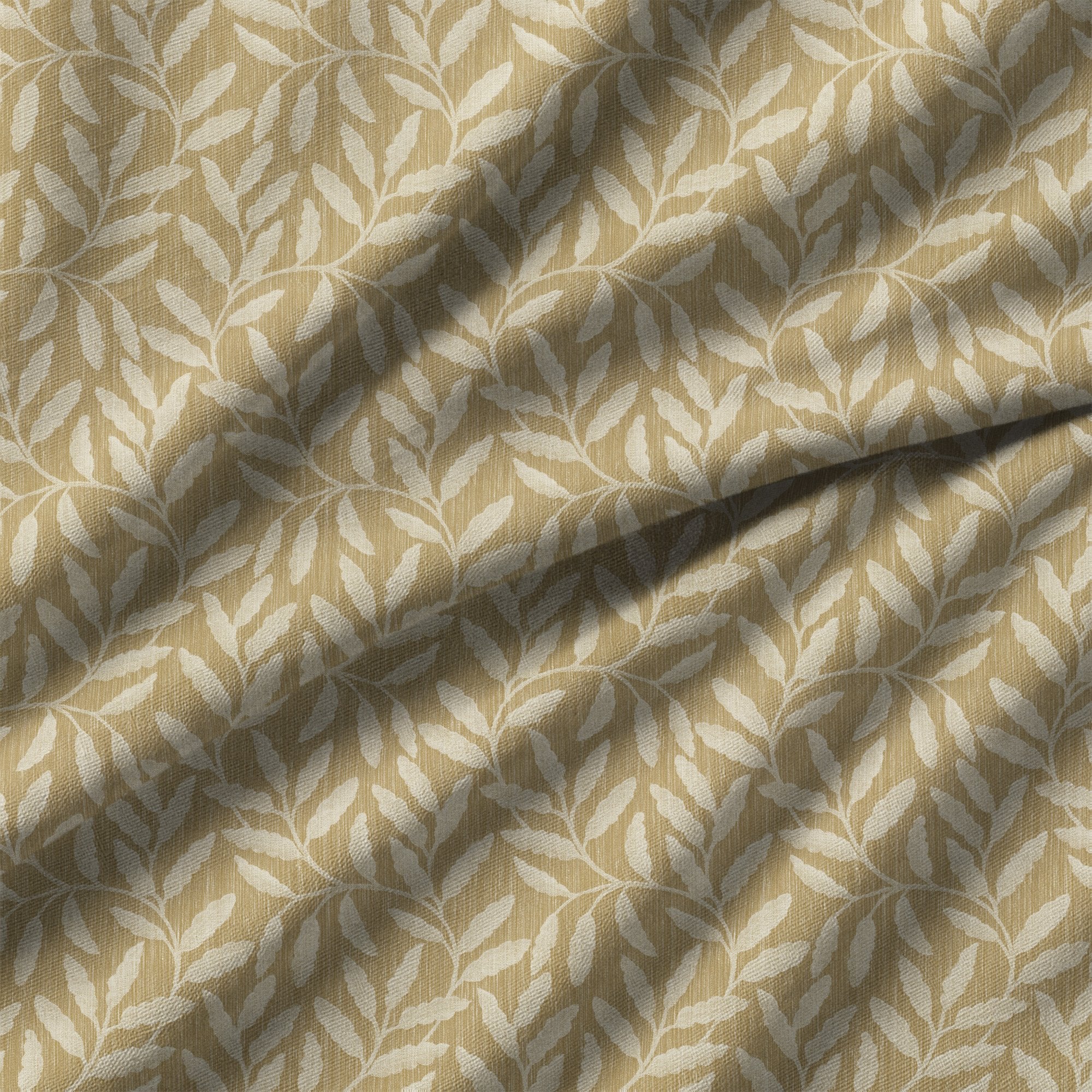 100849BH Sandmere Ochre Belfield Fabric by Belfield Home