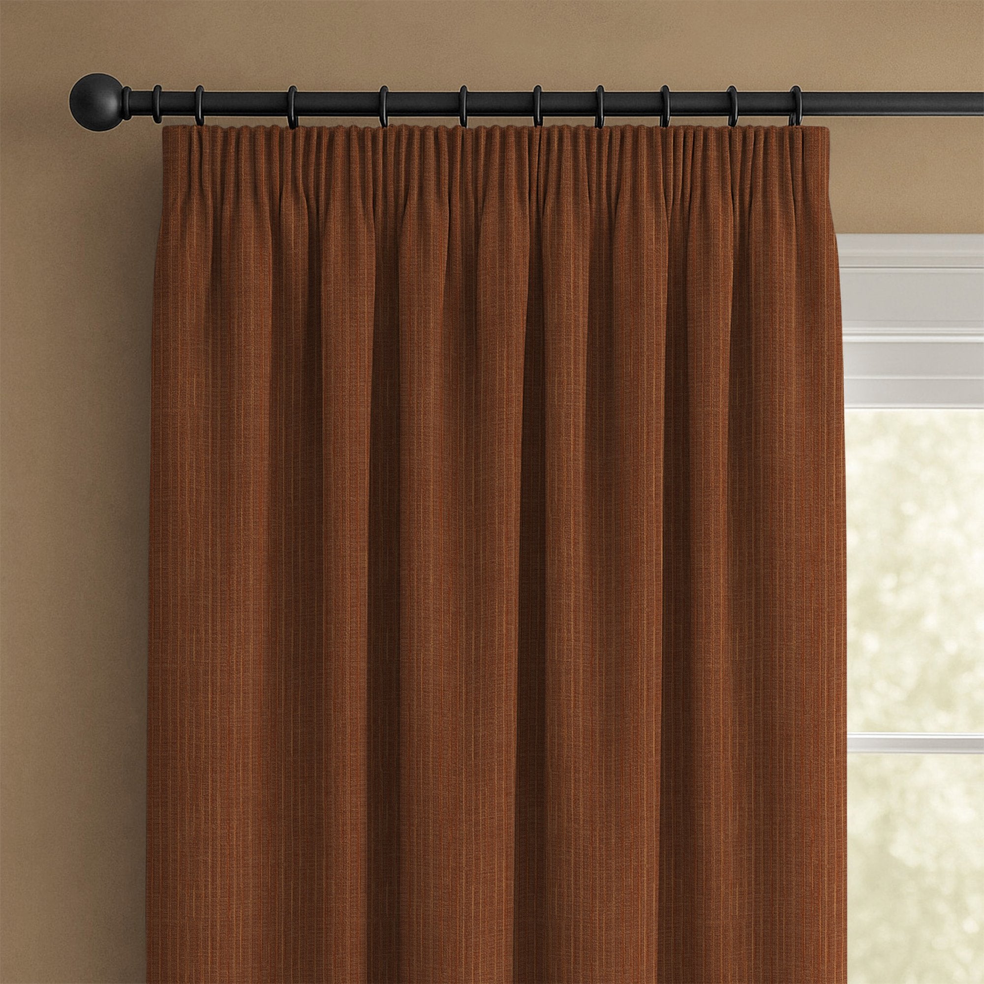100858BH Bonham Terracotta Belfield Fabric by Belfield Home