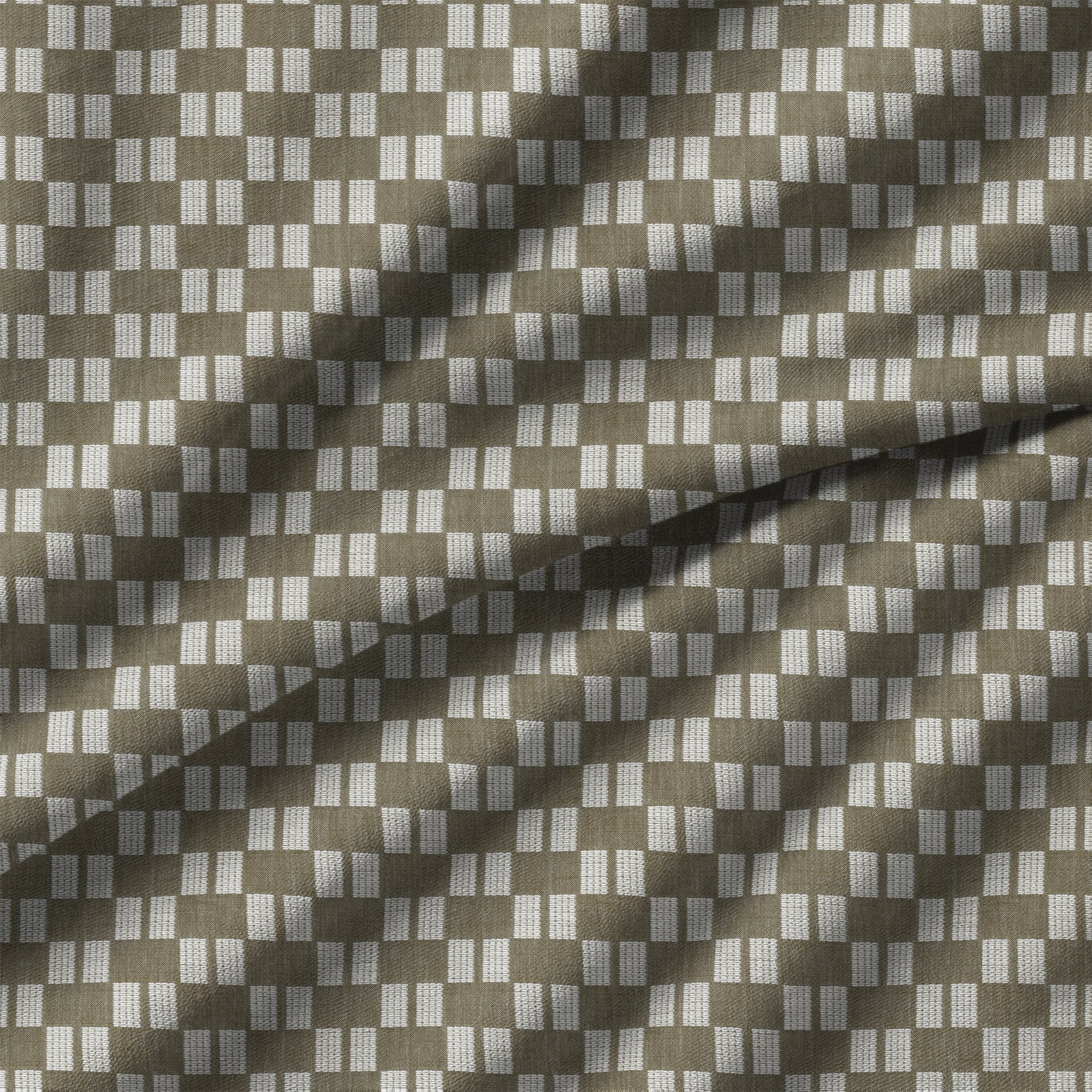 100867BH Bankton Olive Belfield Fabric by Belfield Home
