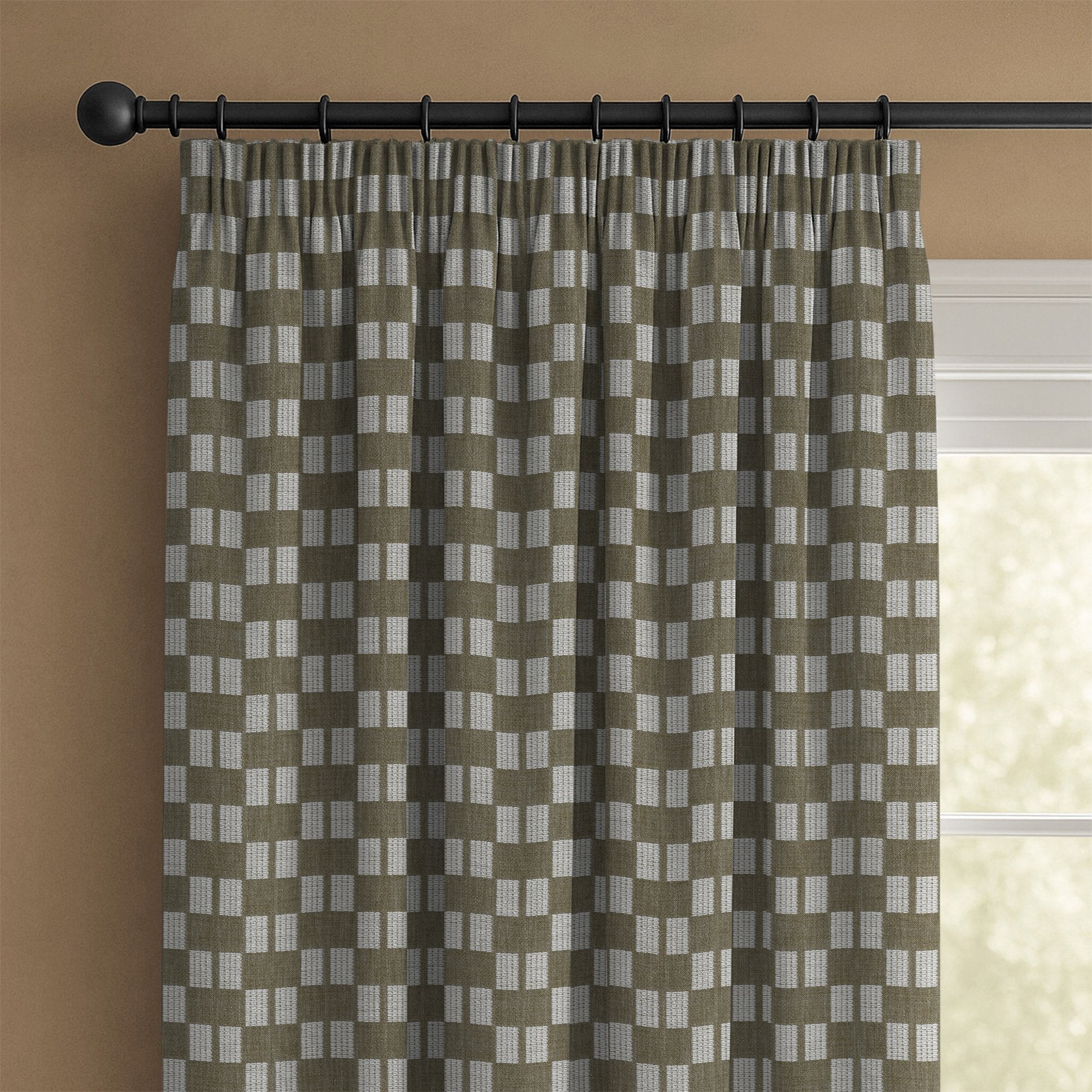 100867BH Bankton Olive Belfield Fabric by Belfield Home