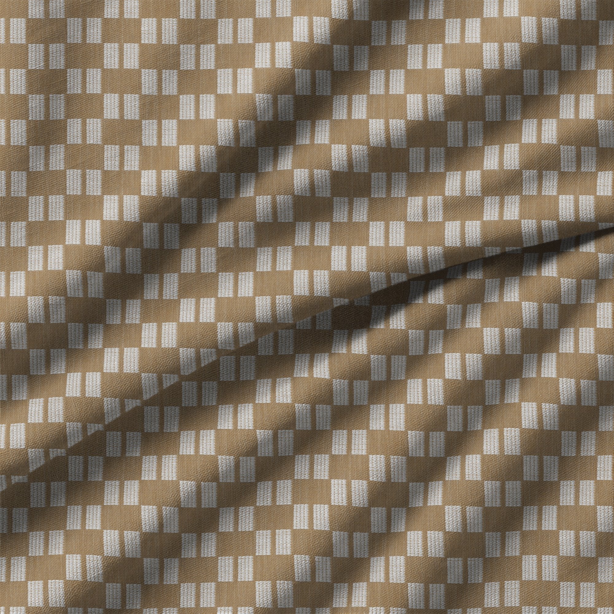 100868BH Bankton Ochre Belfield Fabric by Belfield Home