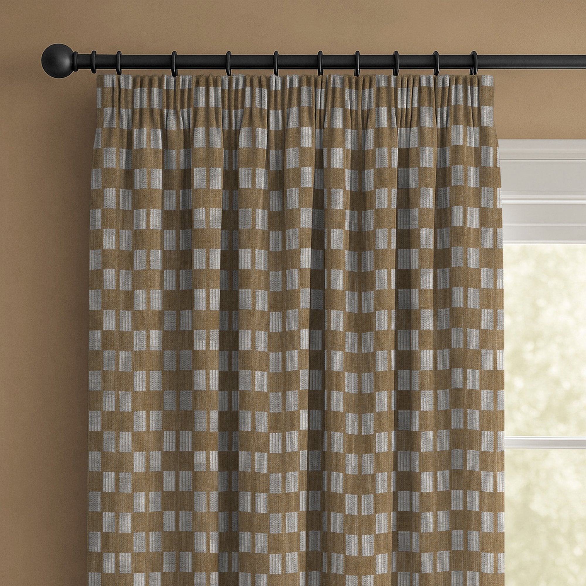 100868BH Bankton Ochre Belfield Fabric by Belfield Home