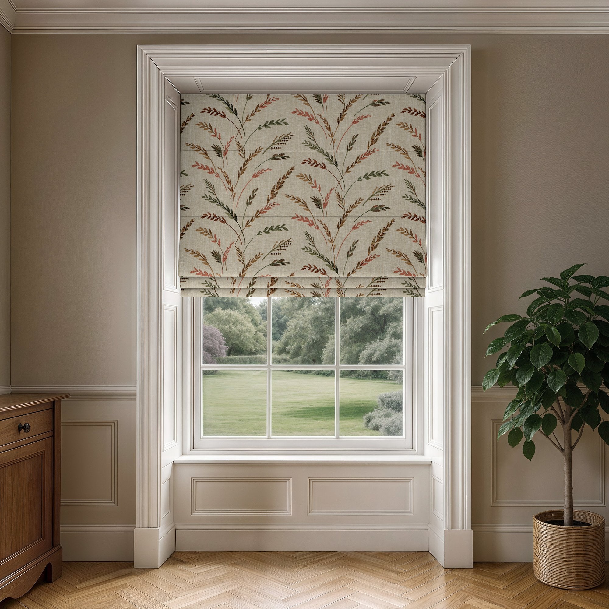 100877BH Lyncott Terracotta Belfield Fabric by Belfield Home