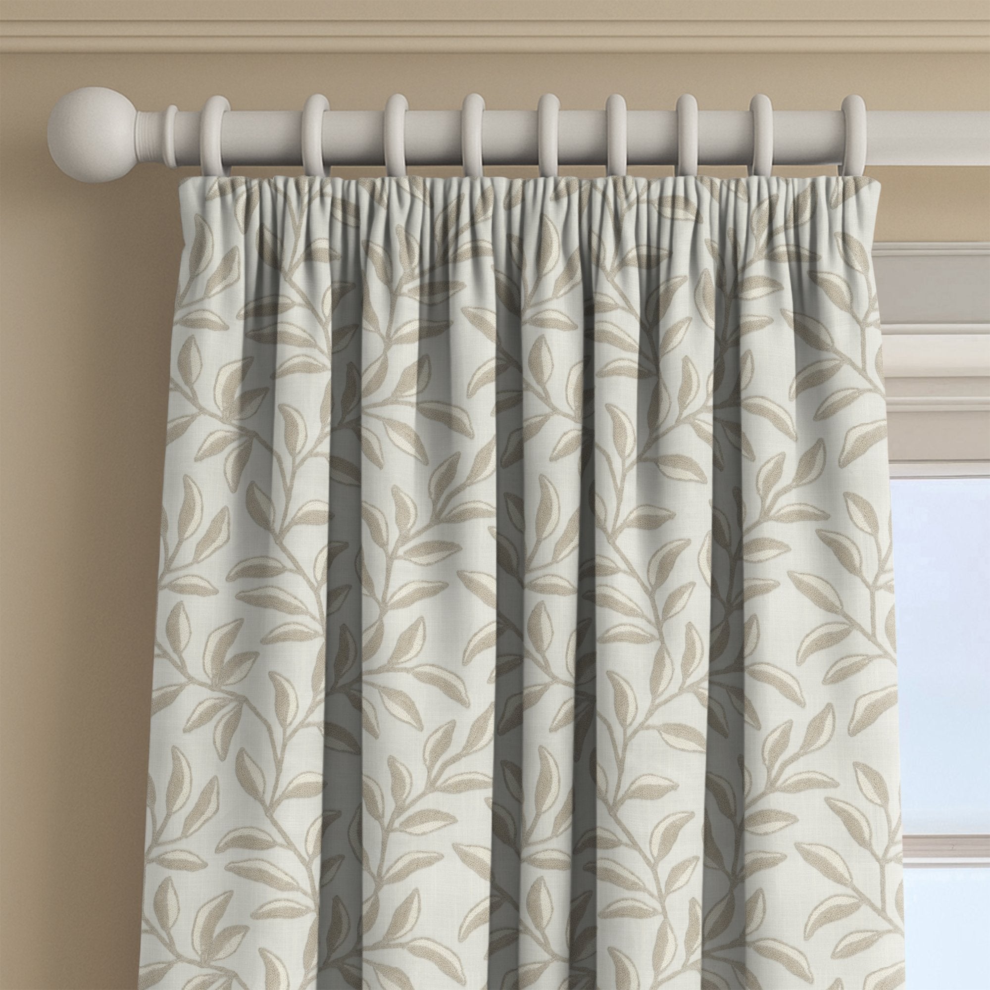 100878BH Alford Cream Belfield Fabric by Belfield Home
