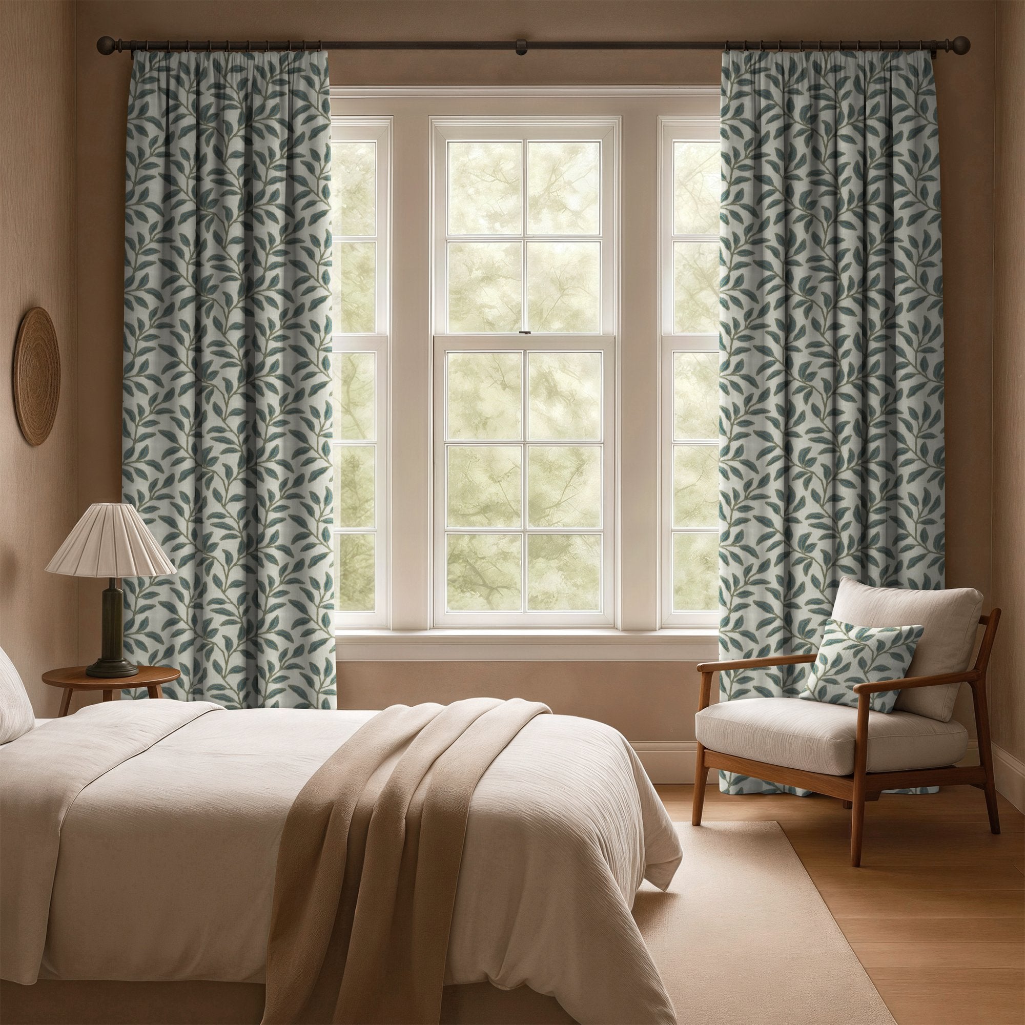 100880BH Alford Teal Belfield Fabric by Belfield Home