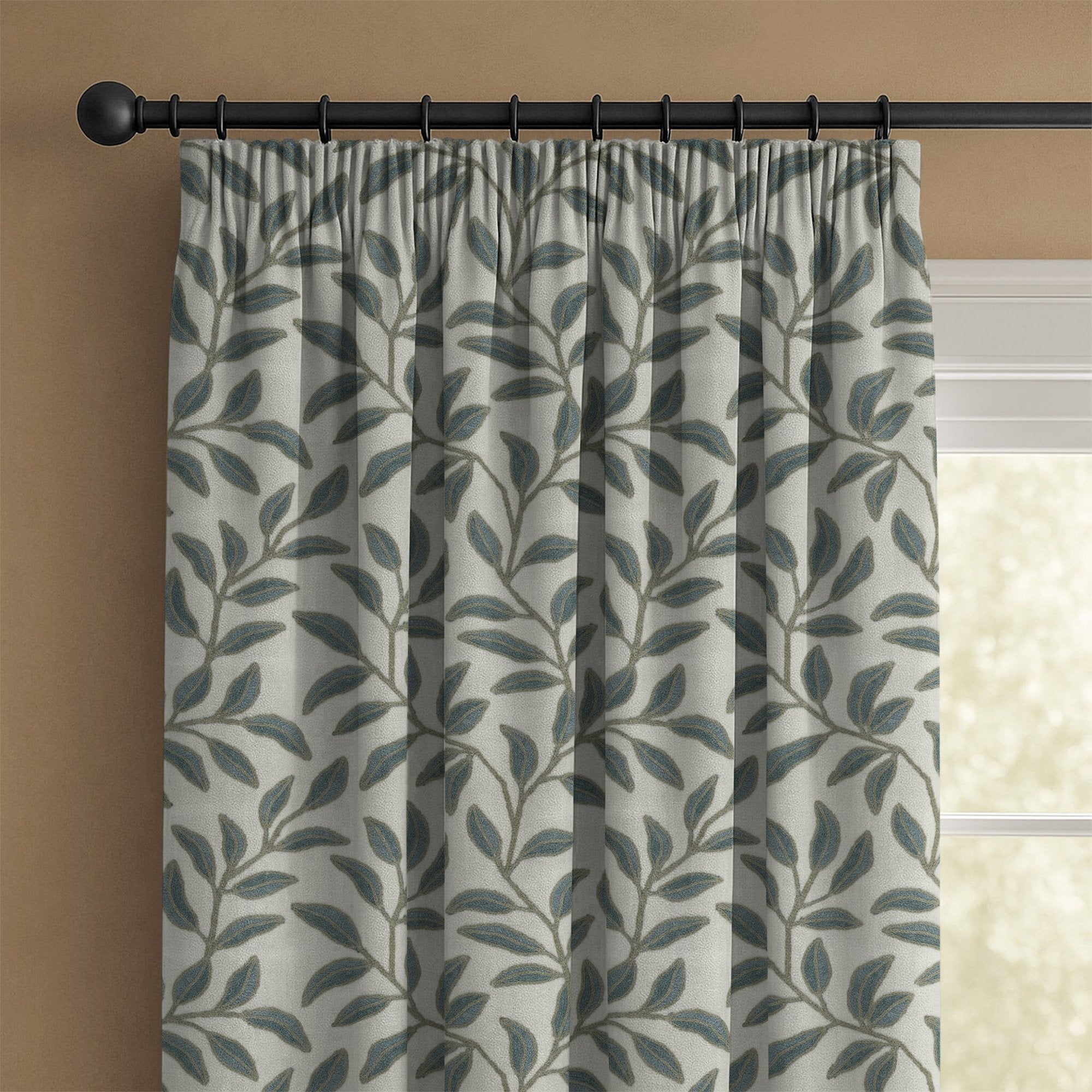100880BH Alford Teal Belfield Fabric by Belfield Home