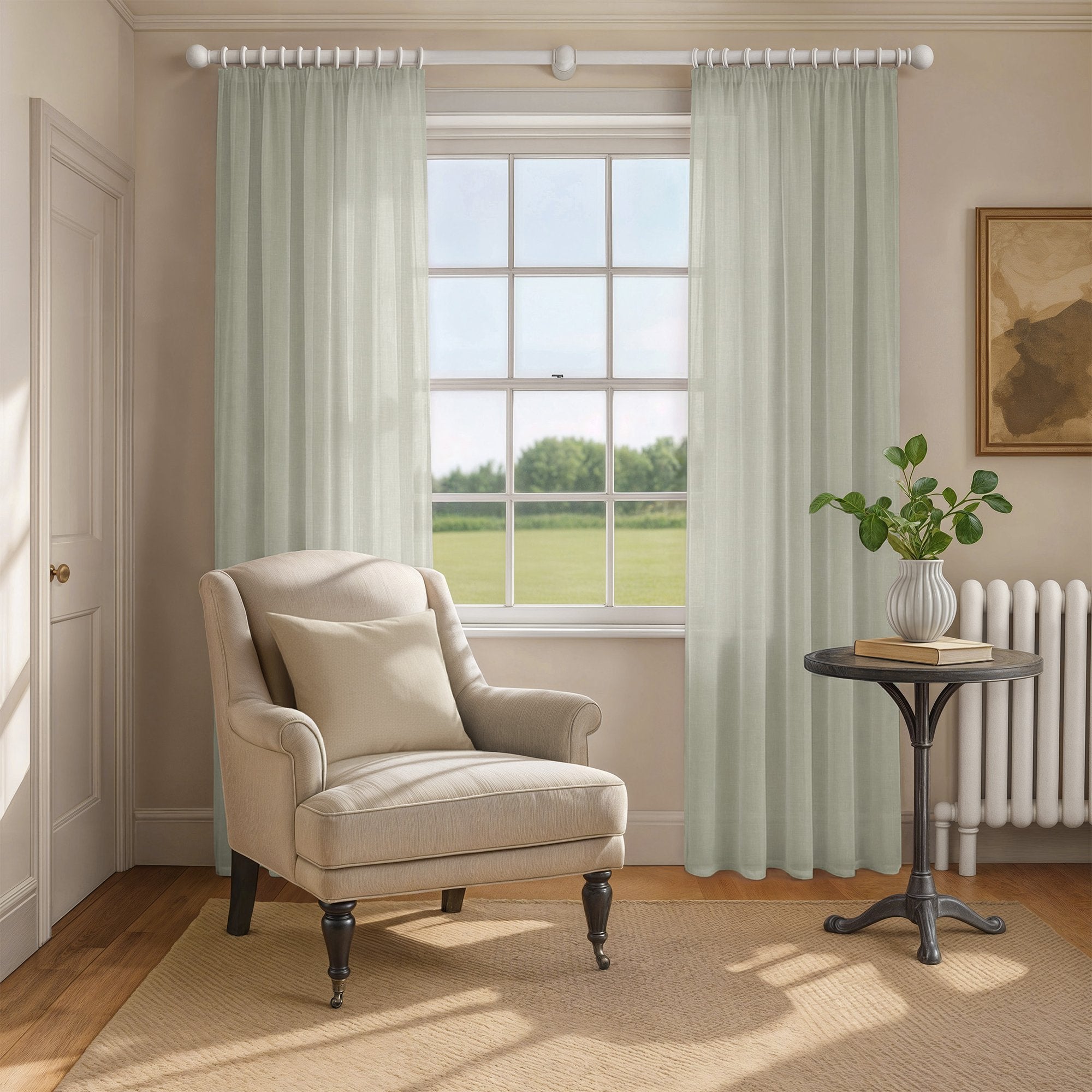 100888BH Witham Natural Belfield Fabric by Belfield Home