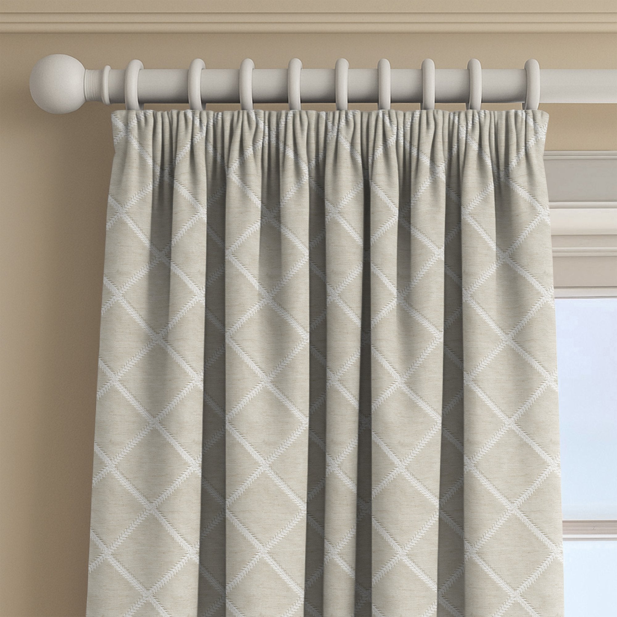 100898BH Ashford Linen Belfield Fabric by Belfield Home