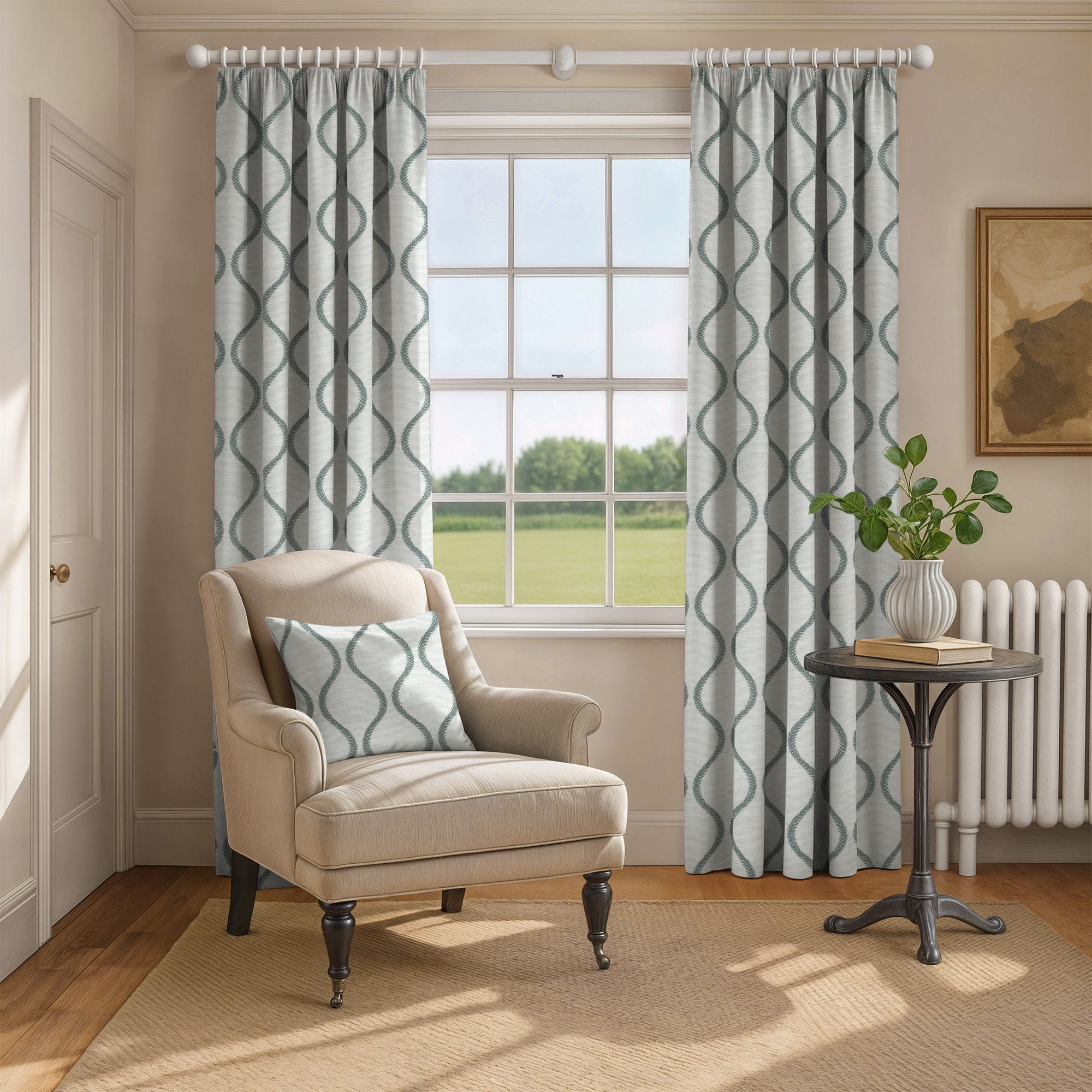 100904BH Walmer Sea Belfield Fabric by Belfield Home