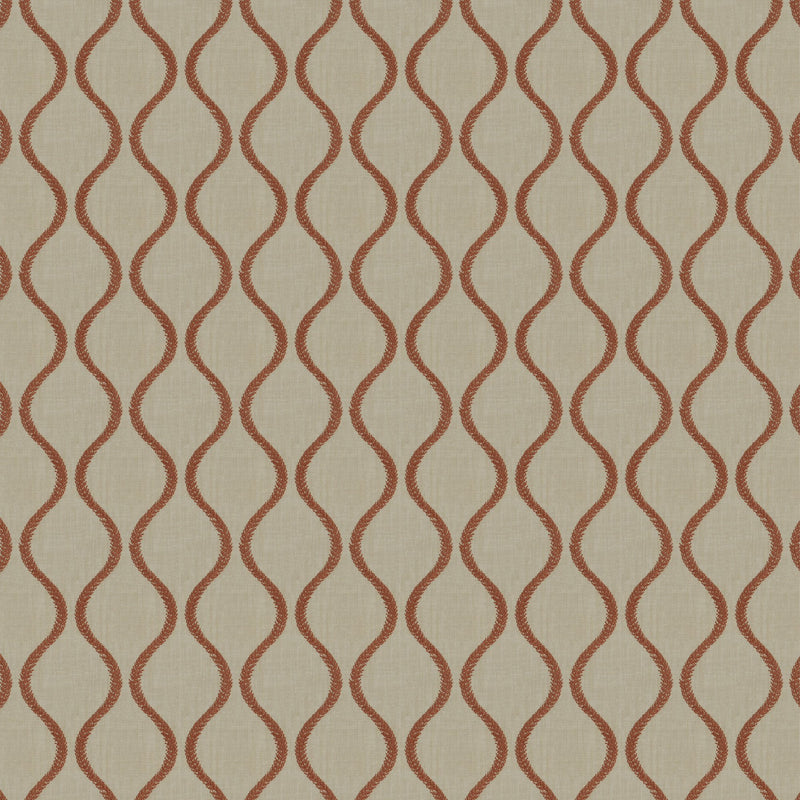 100906BH Walmer Rust Belfield Fabric by Belfield Home