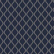 100907BH Walmer Navy Belfield Fabric by Belfield Home