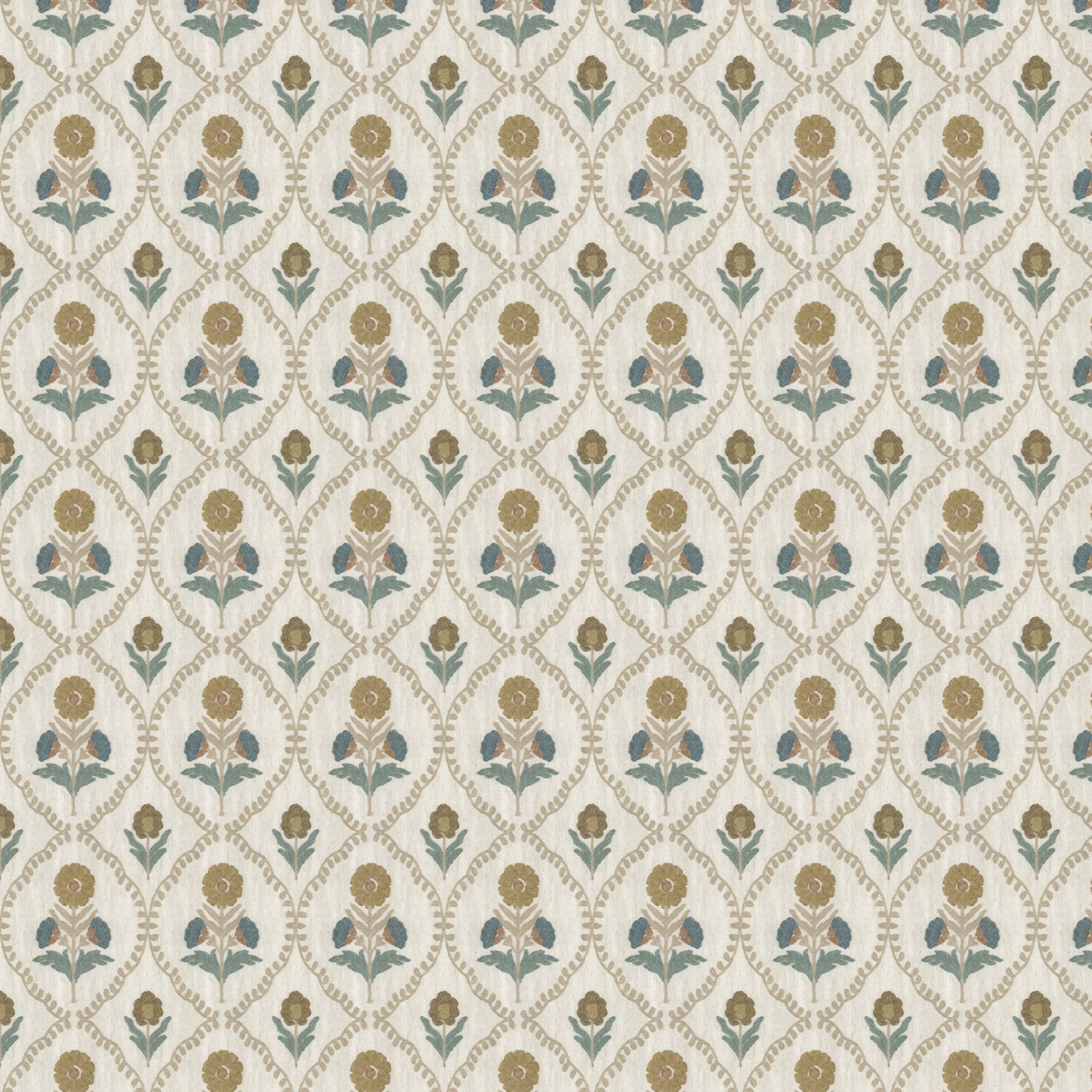 100909BH Milford Natural/Ochre Belfield Fabric by Belfield Home