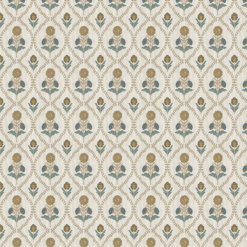100909BH Milford Natural/Ochre Belfield Fabric by Belfield Home