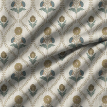 100909BH Milford Natural/Ochre Belfield Fabric by Belfield Home