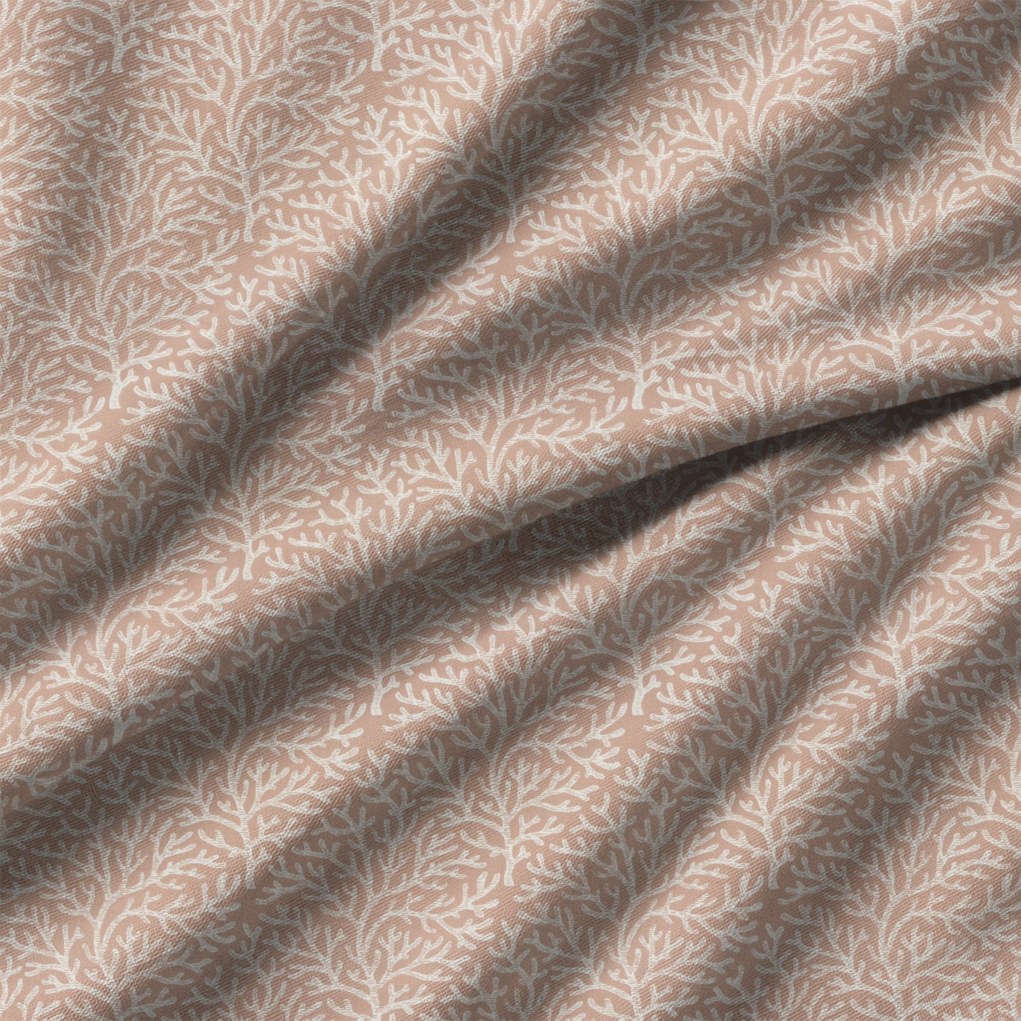 100917BH Seaton Coral Belfield Fabric by Belfield Home