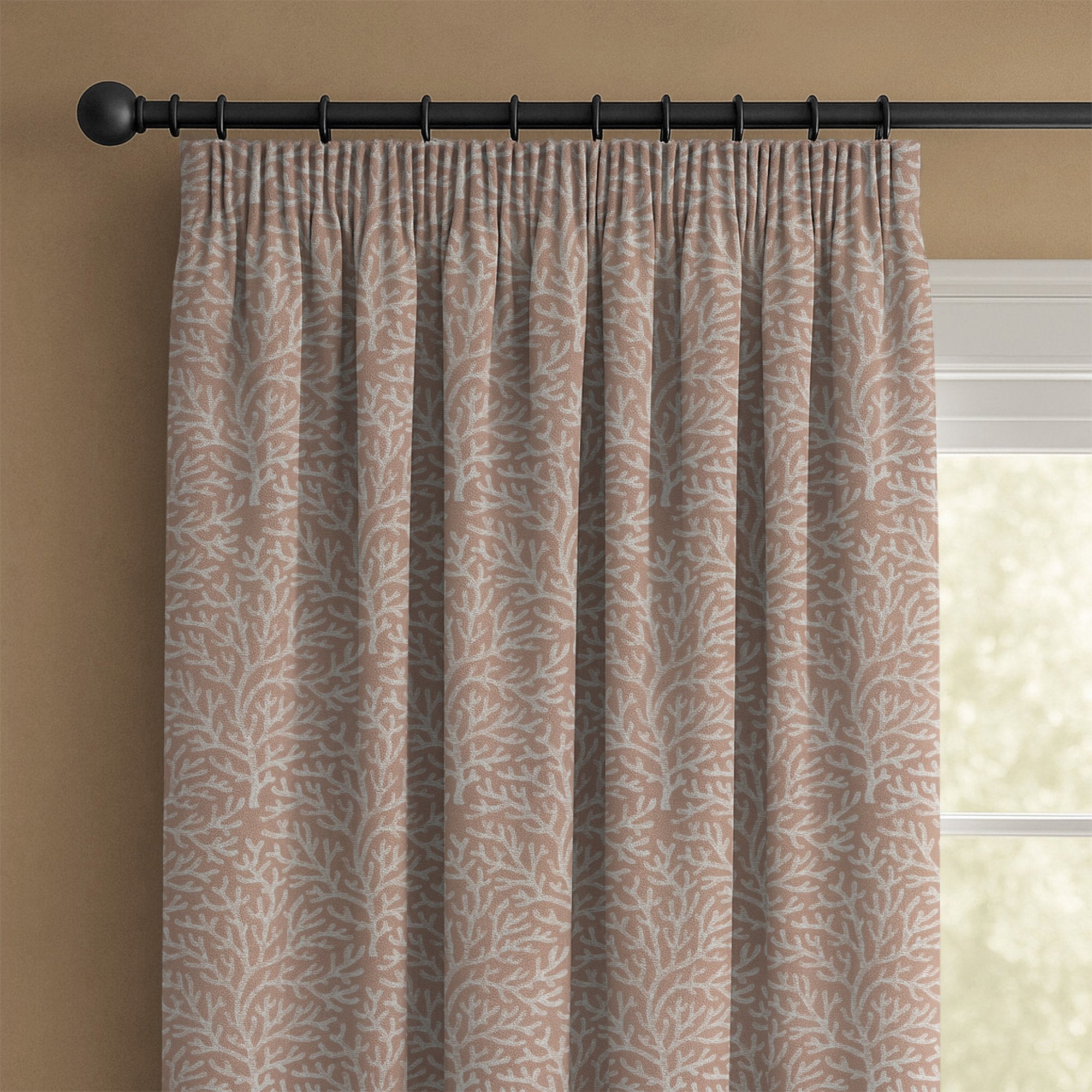 100917BH Seaton Coral Belfield Fabric by Belfield Home
