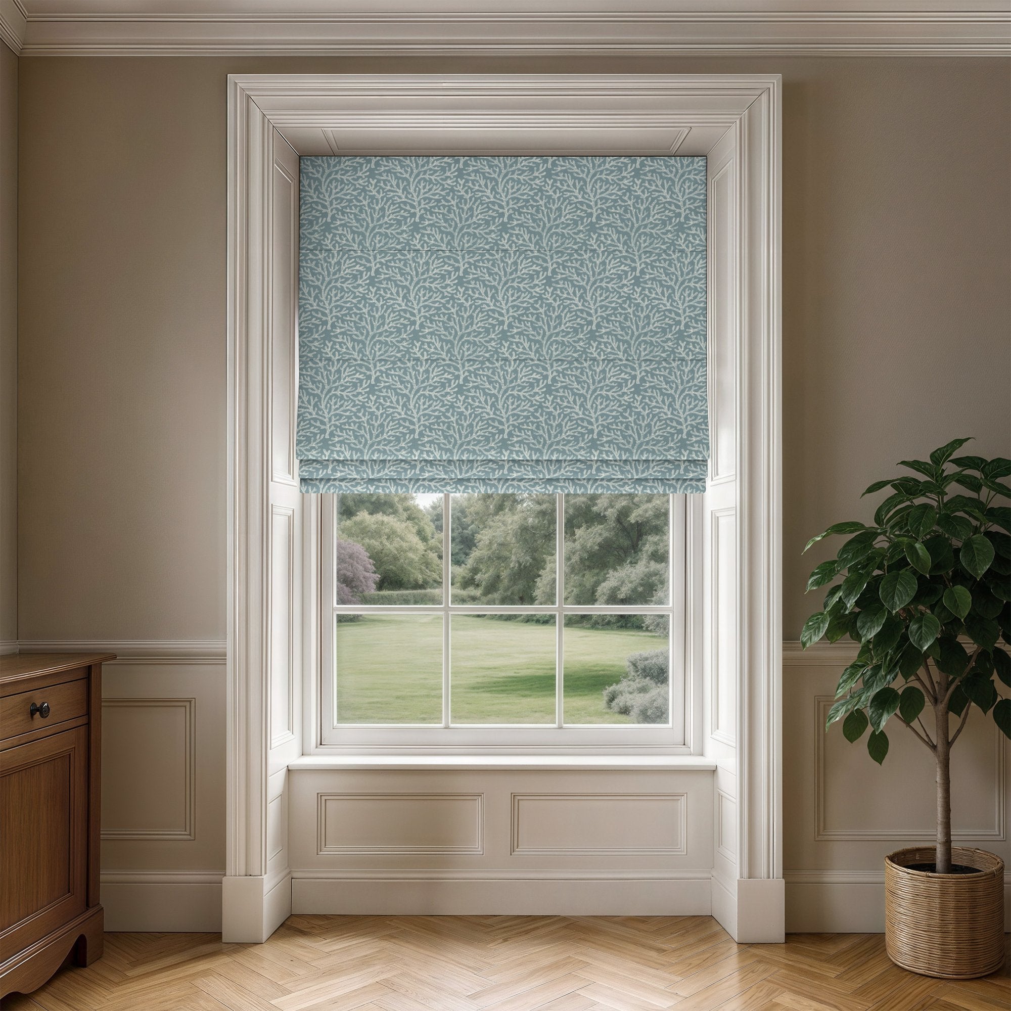 100919BH Seaton Blue Belfield Fabric by Belfield Home