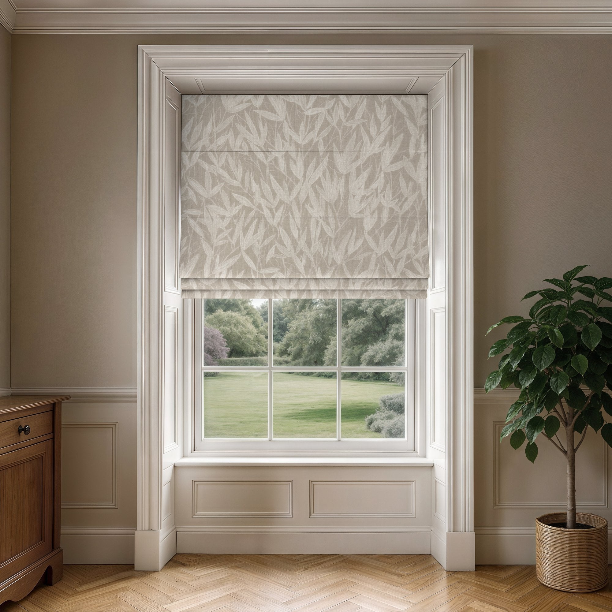 100932BH Herne Natural Belfield Fabric by Belfield Home