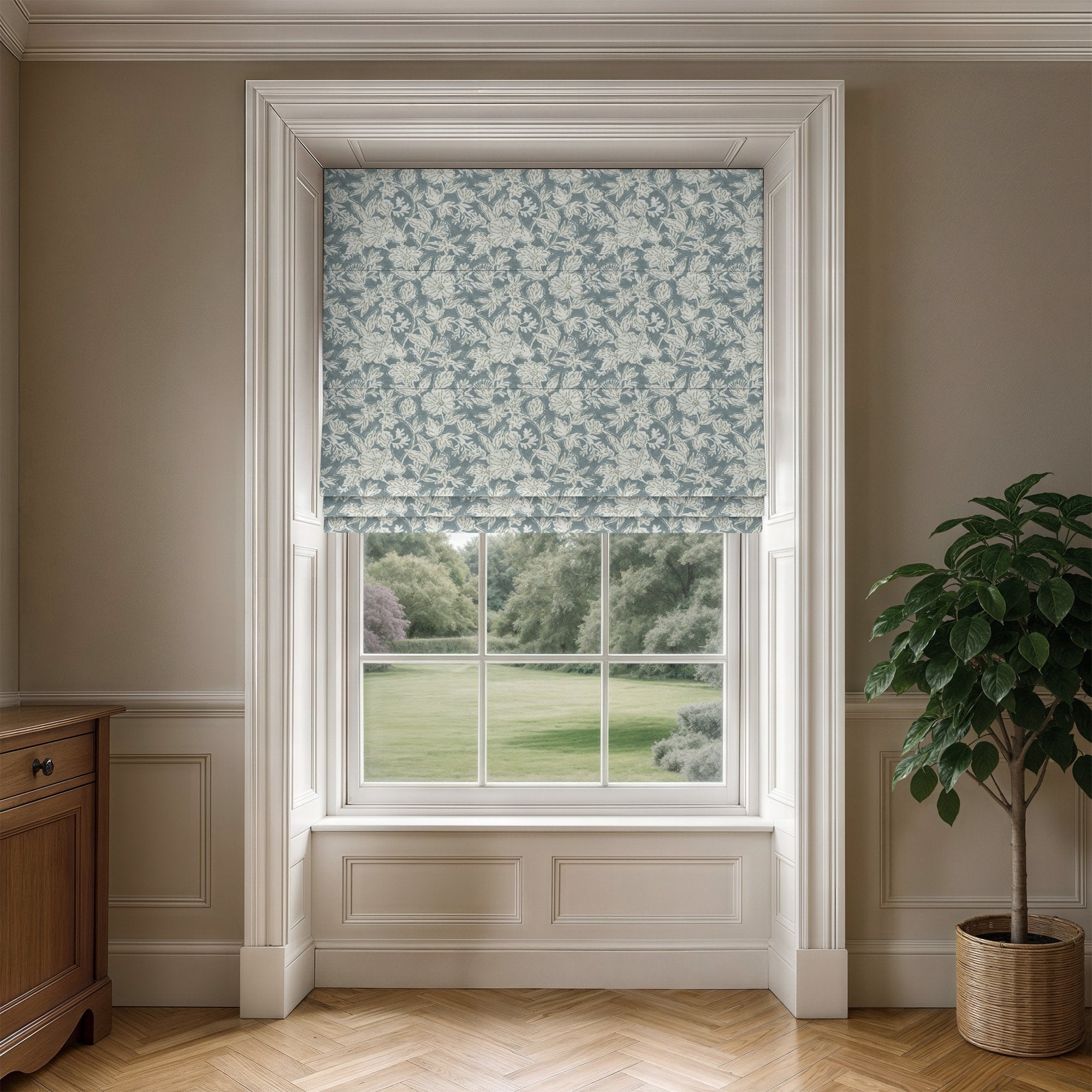 100938BH Sedley Blue Belfield Fabric by Belfield Home