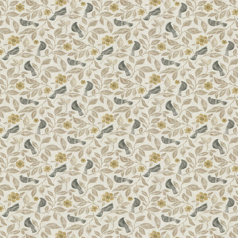 100939BH Bloom Natural Belfield Fabric by Belfield Home