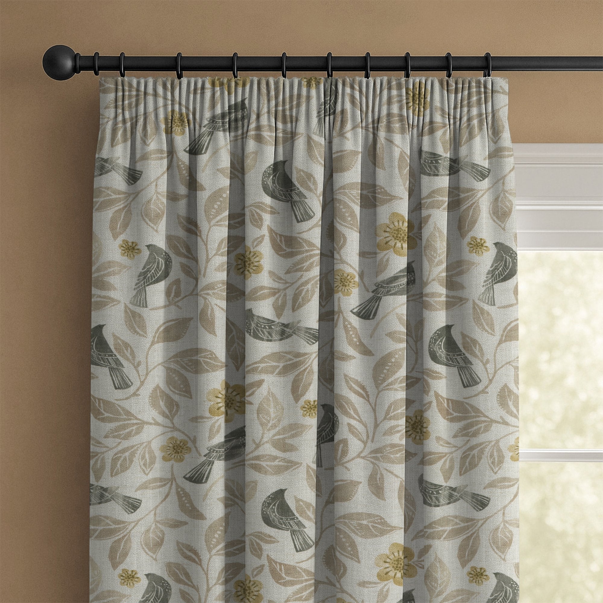 100939BH Bloom Natural Belfield Fabric by Belfield Home