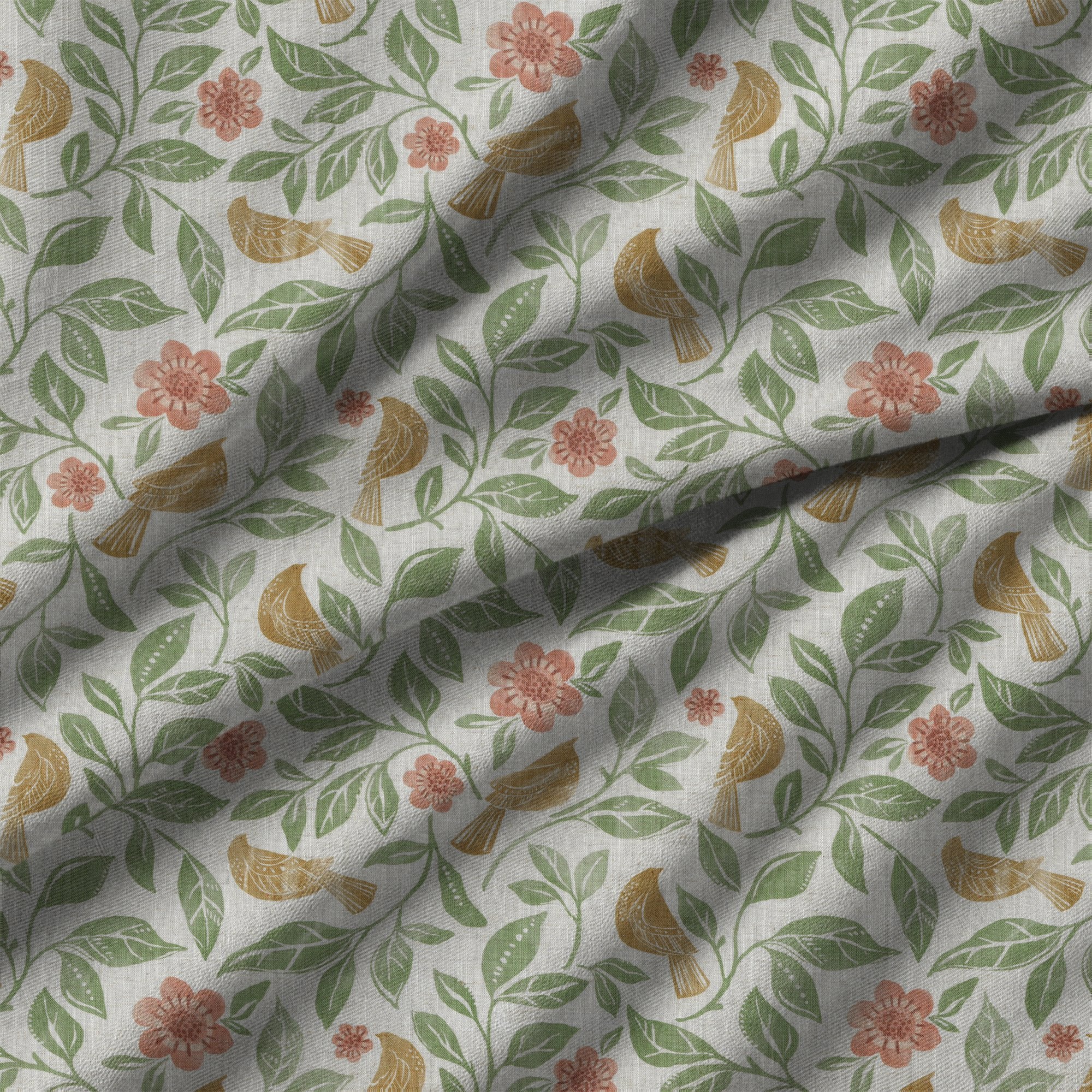 100942BH Bloom Green Belfield Fabric by Belfield Home