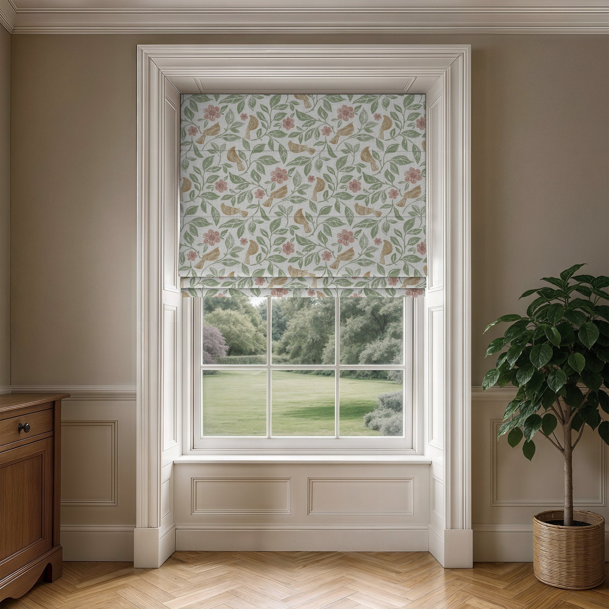 100942BH Bloom Green Belfield Fabric by Belfield Home