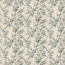 100944BH Thorpe Azure/Linen Belfield Fabric by Belfield Home