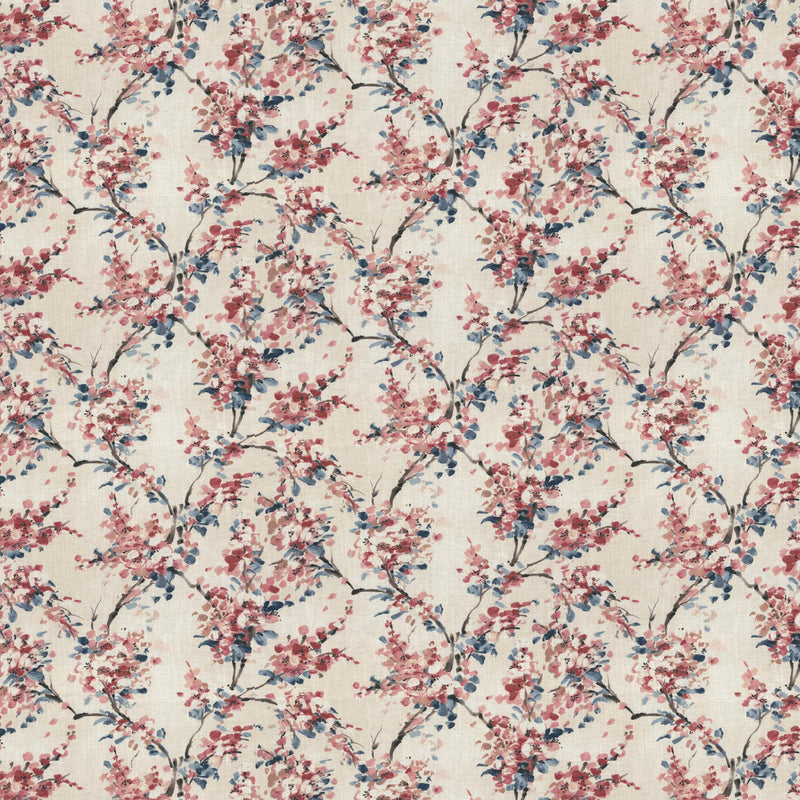 100946BH Thorpe Pink/Linen Belfield Fabric by Belfield Home